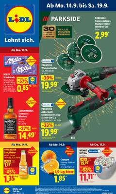 Leták Lidl Německo 14.9.-19.9.2026