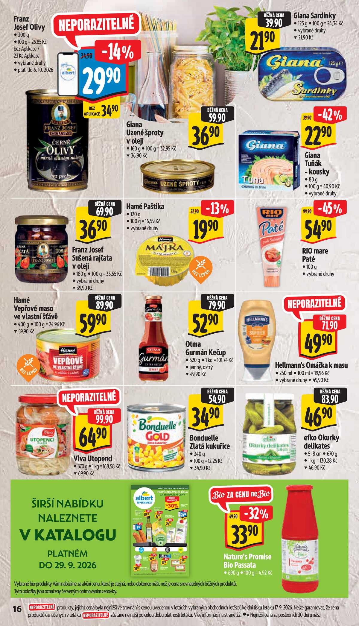 Albert Supermarket od 23.9. do 29.9.2026 strana 18