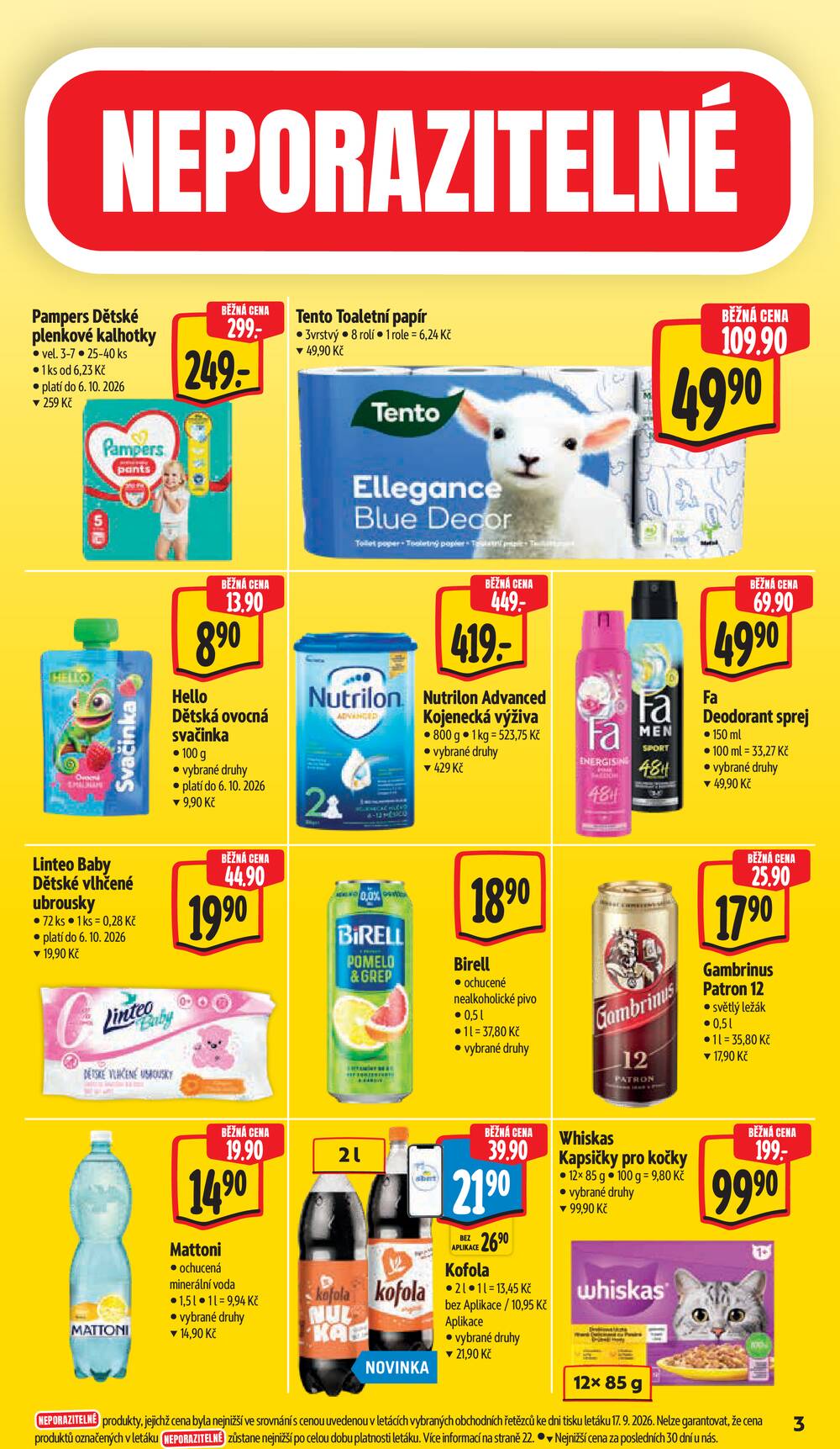 Albert Supermarket od 23.9. do 29.9.2026