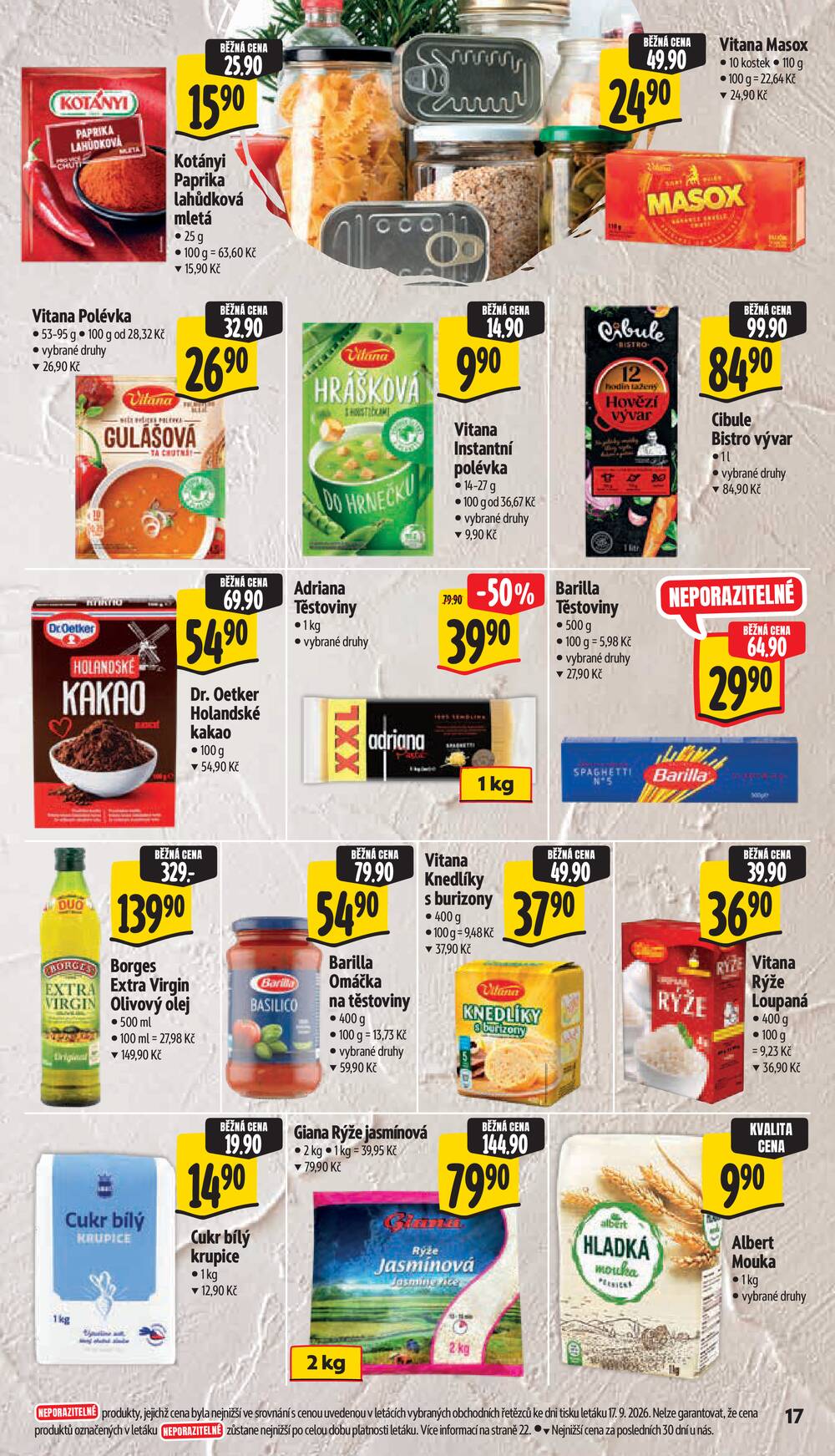 Albert Supermarket Jihomoravský od 23.9. do 29.9.2026