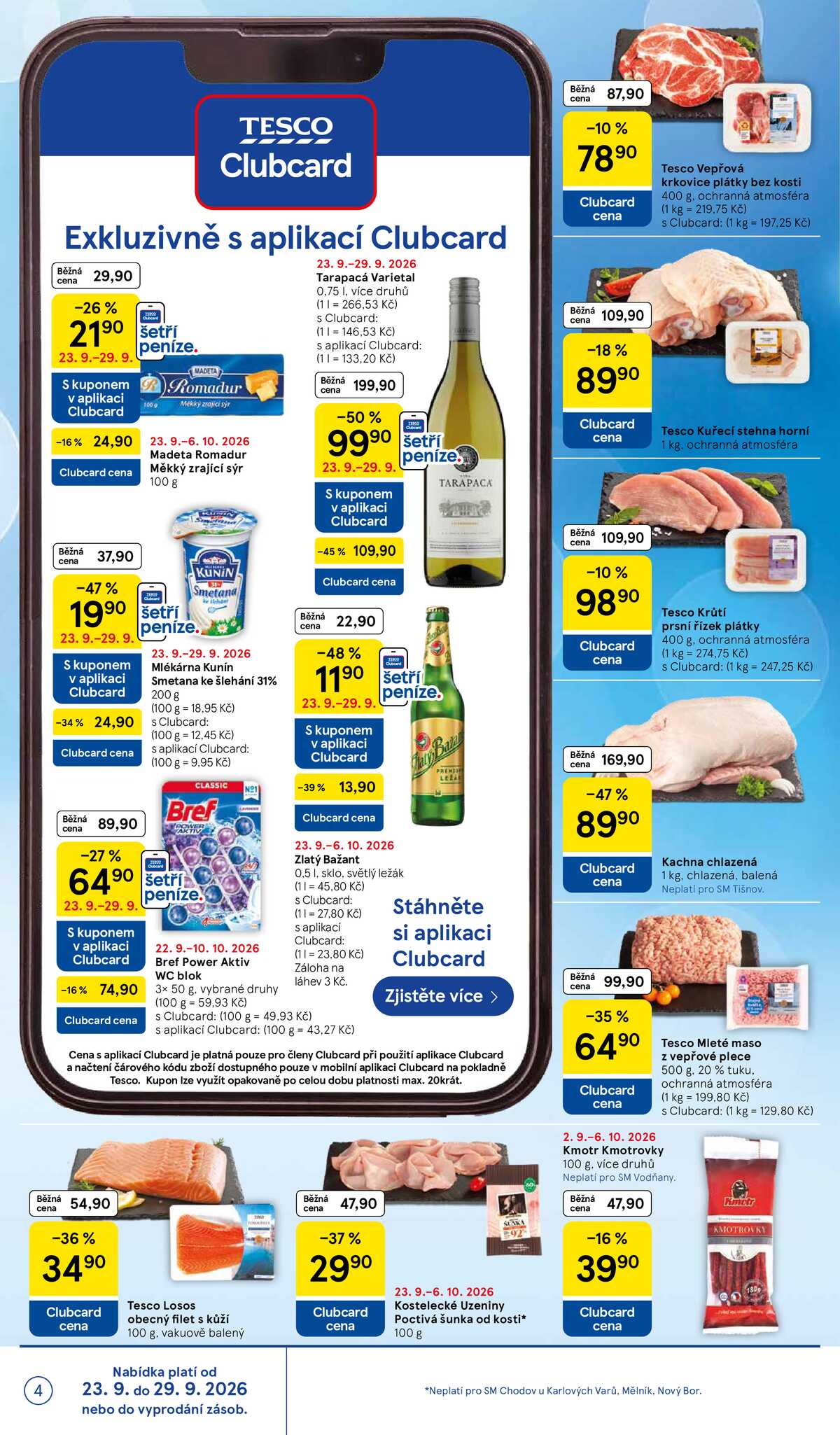 Tesco supermarkety od 23.9. do 29.9.2026 strana 4