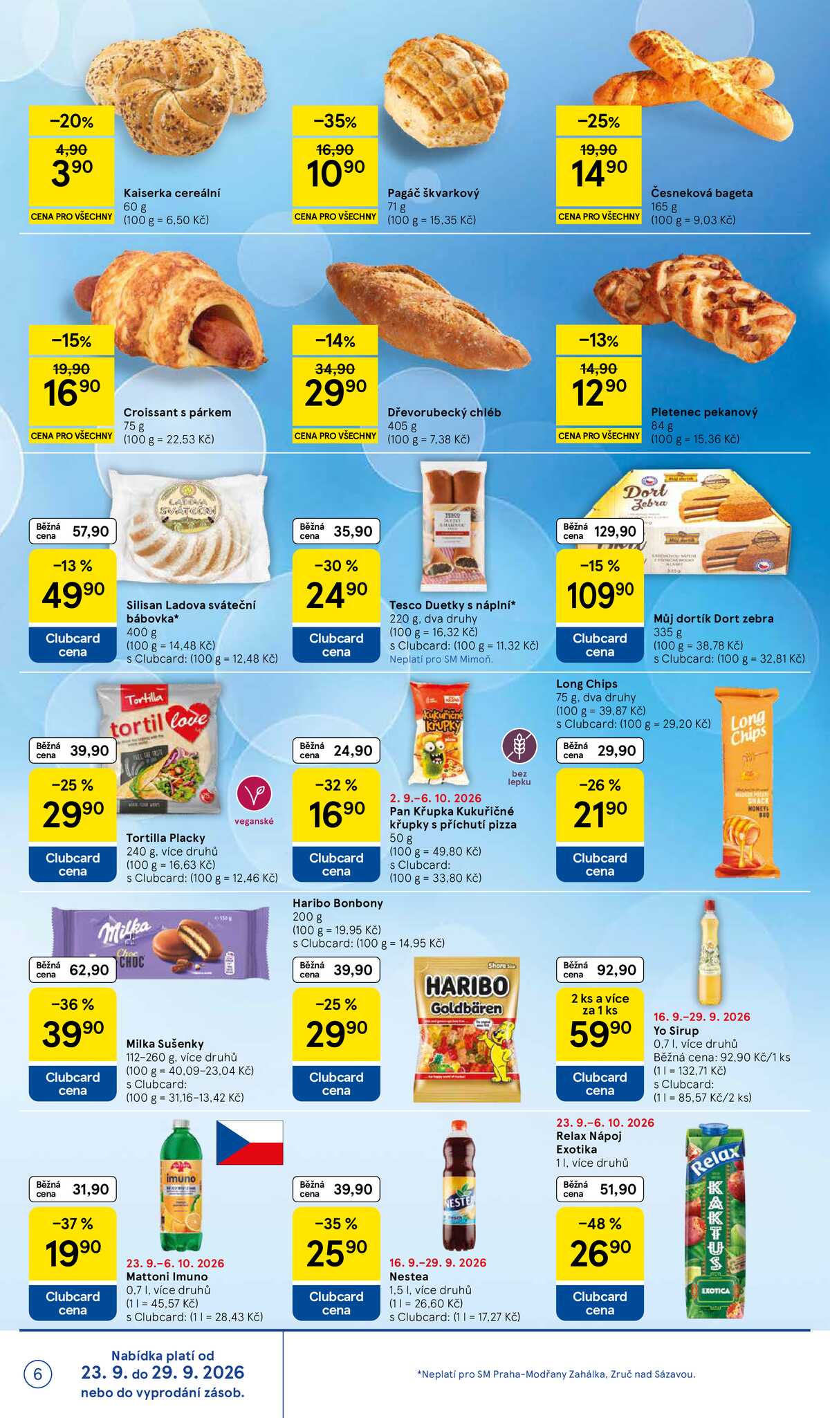 Tesco supermarkety od 23.9. do 29.9.2026 strana 6