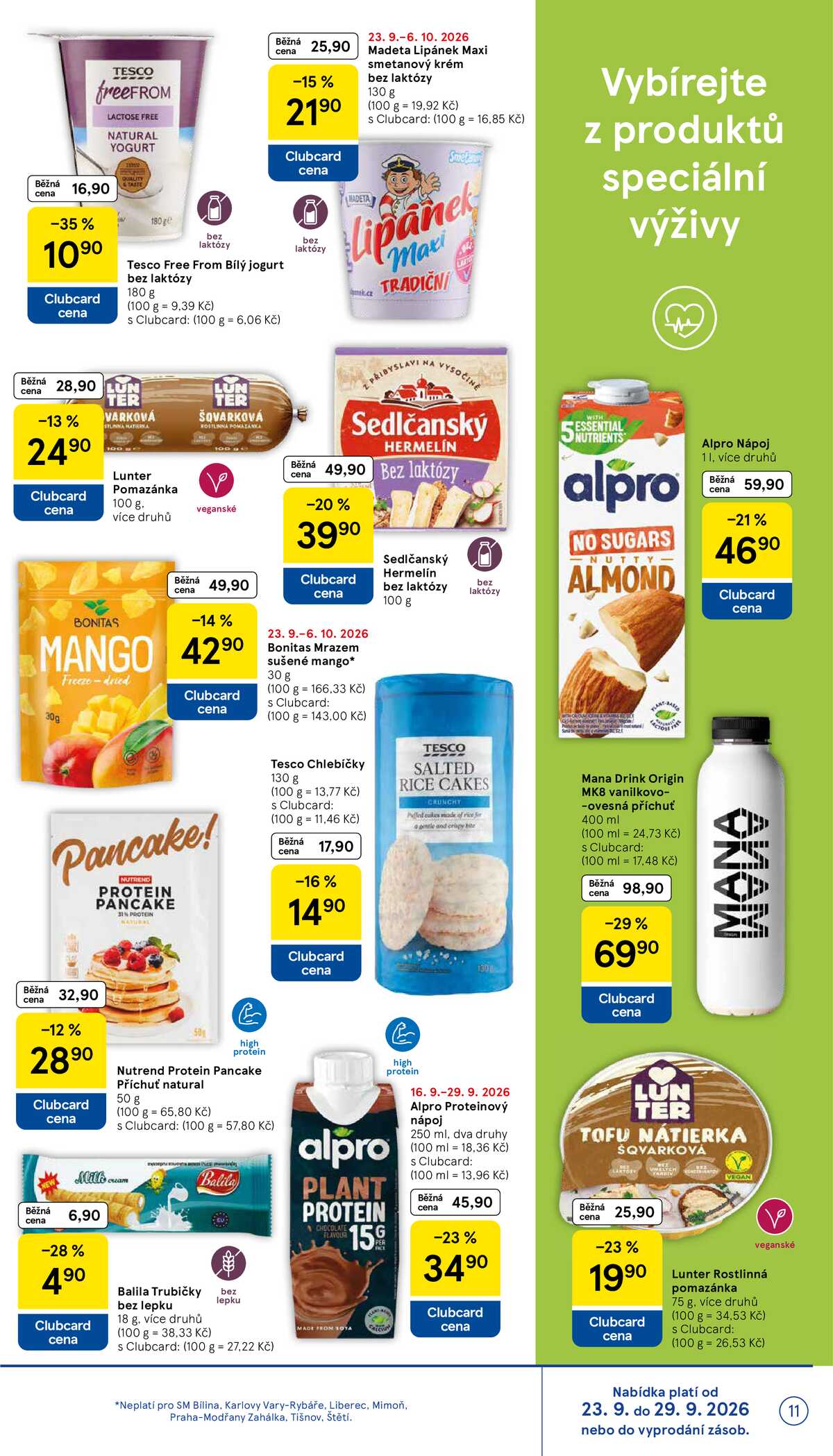 Tesco supermarkety od 23.9. do 29.9.2026 strana 11