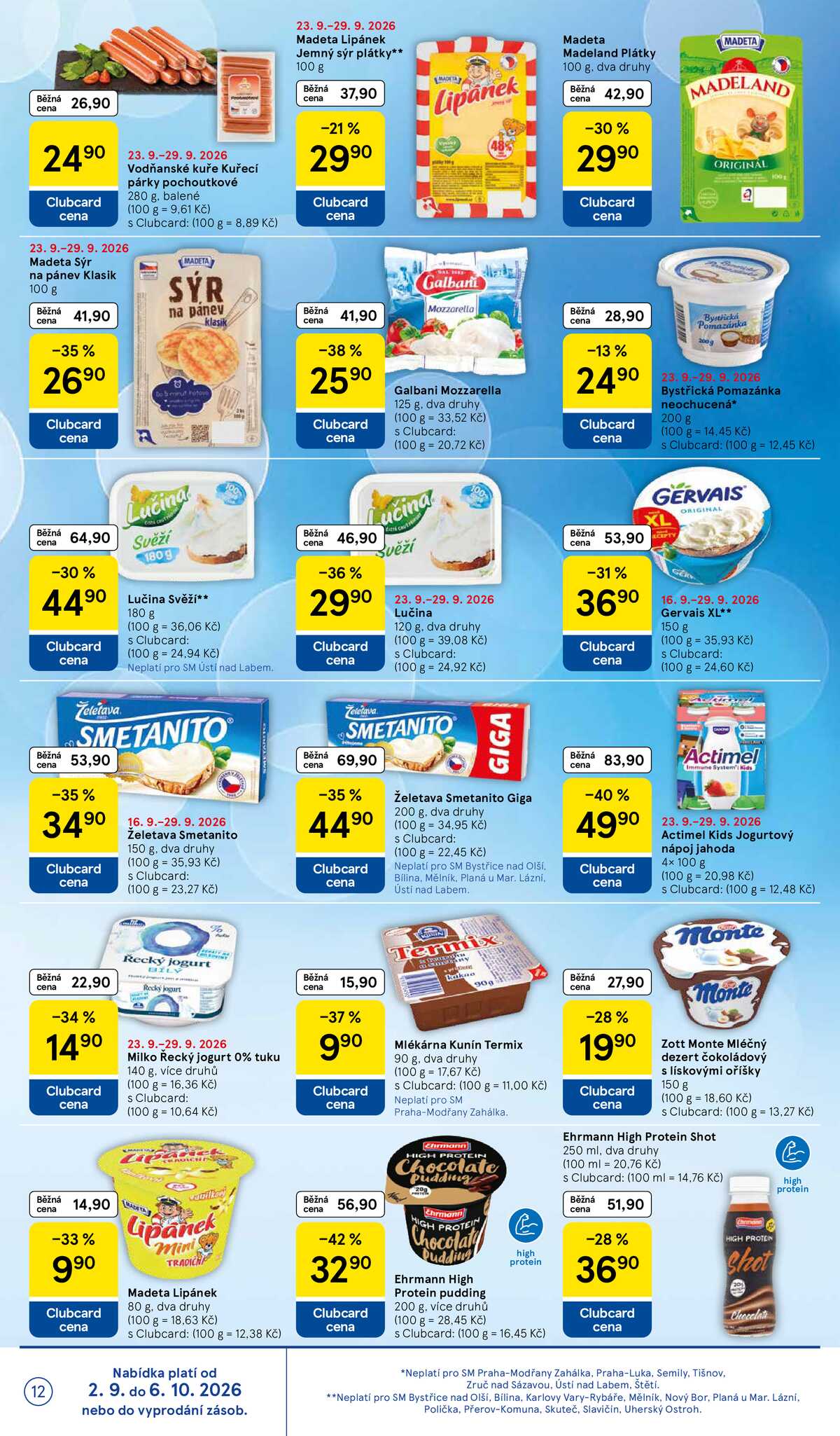 Tesco supermarkety od 23.9. do 29.9.2026 strana 12