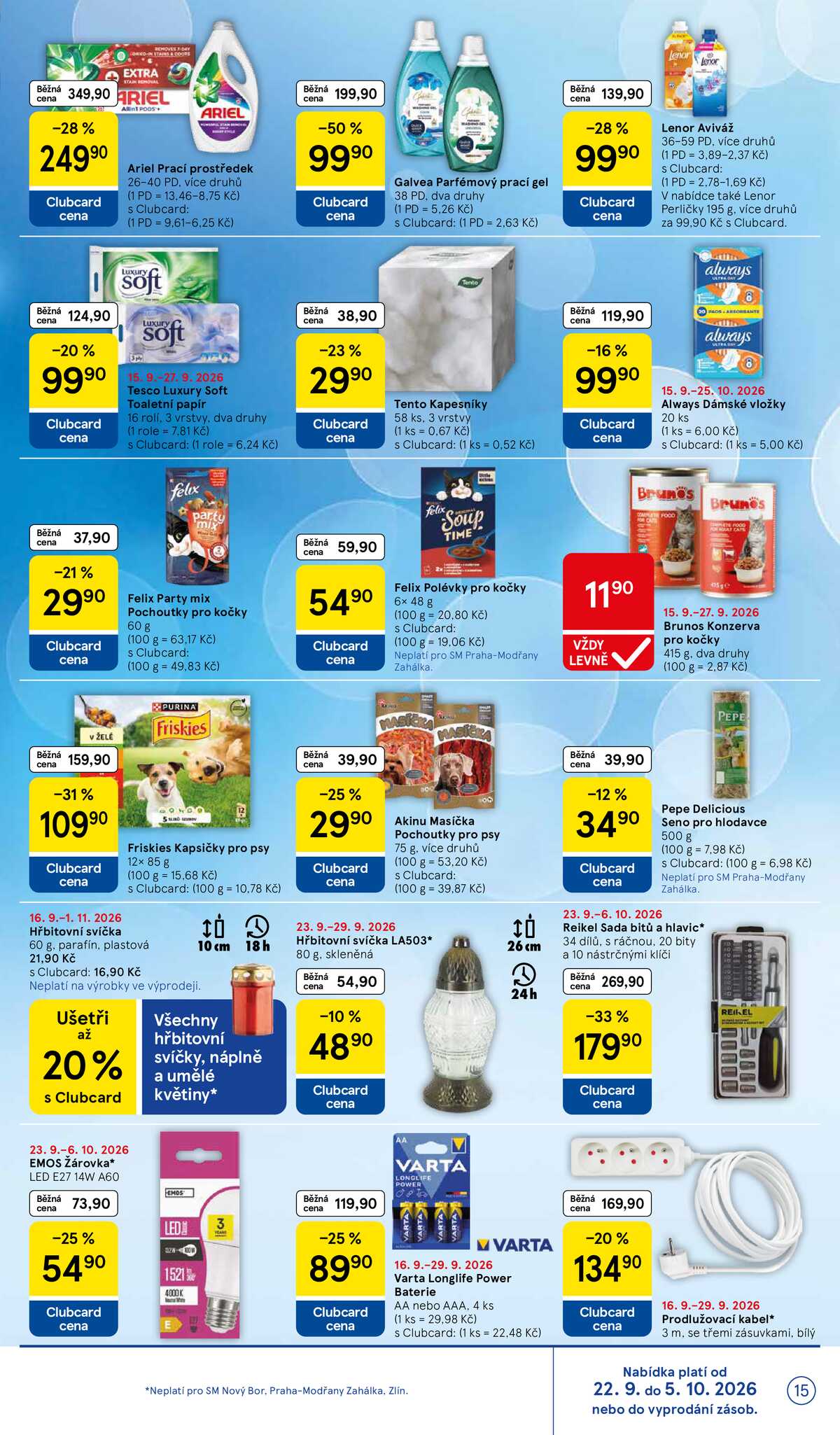 Tesco supermarkety od 23.9. do 29.9.2026 strana 15