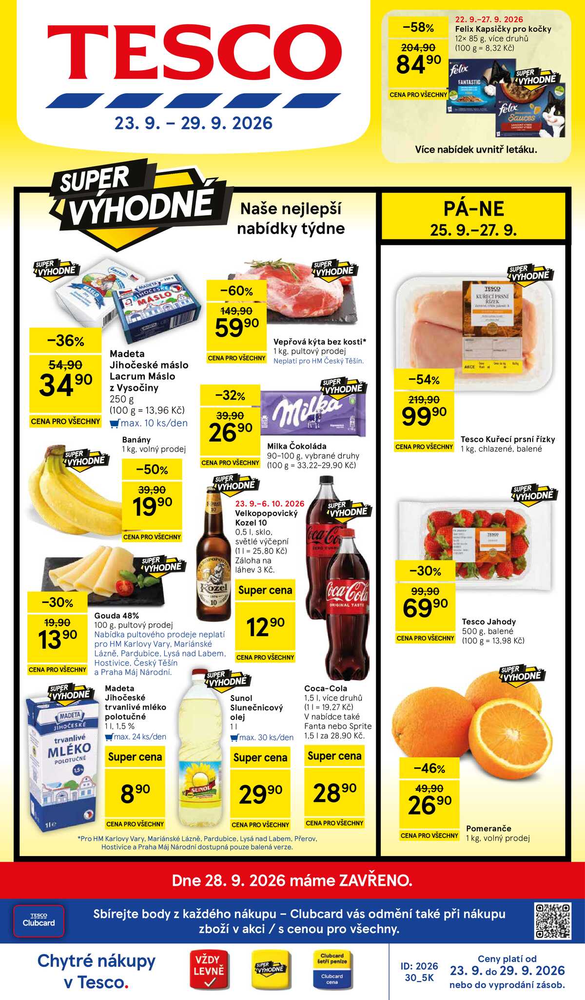 Tesco hypermarkety od 23.9. do 29.9.2026 strana 1
