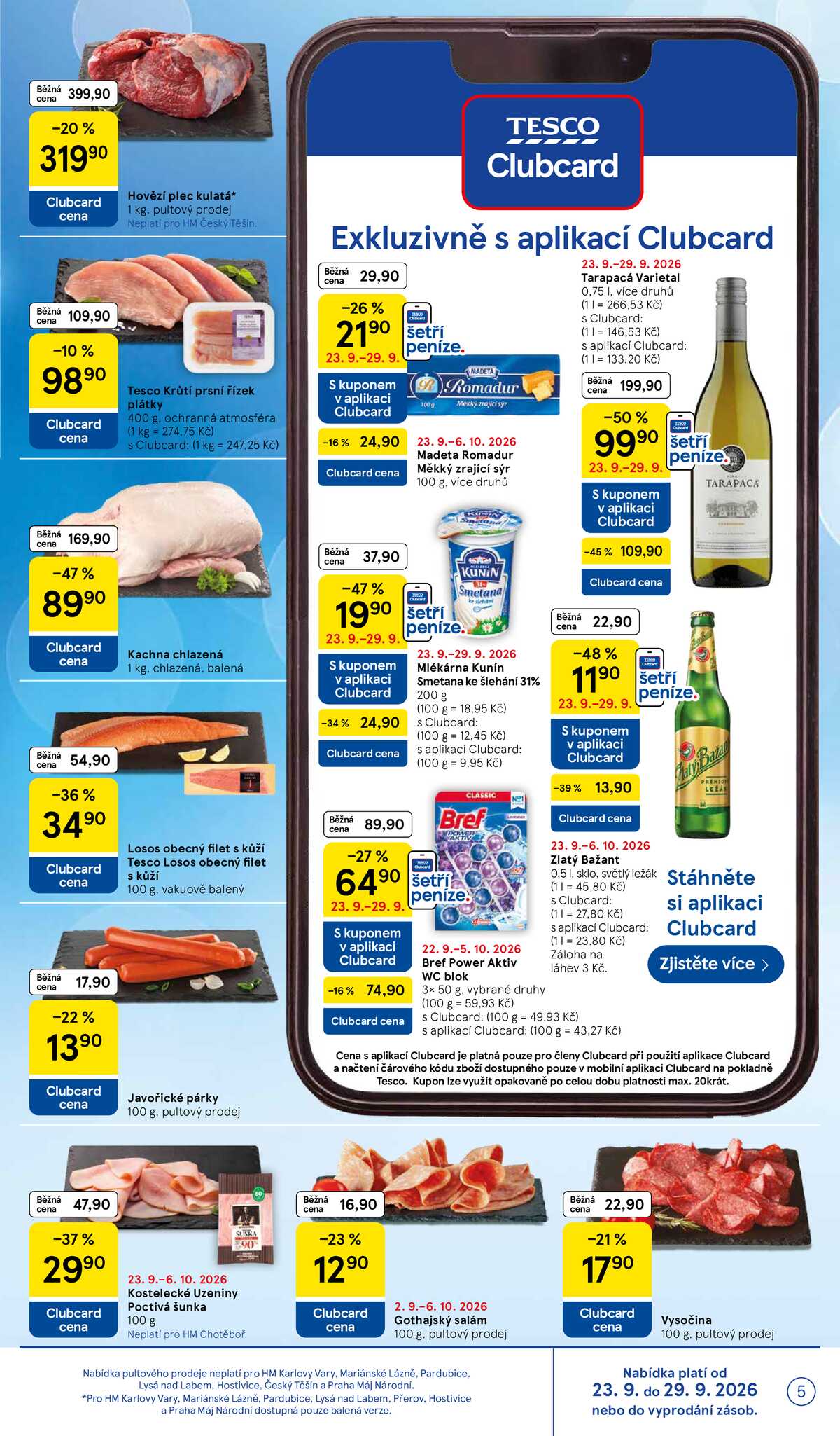 Tesco hypermarkety od 23.9. do 29.9.2026 strana 5