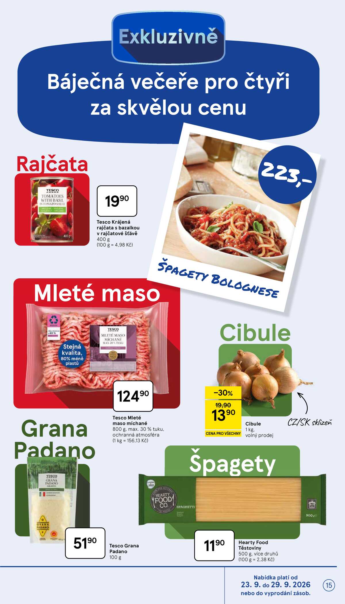 Tesco hypermarkety od 23.9. do 29.9.2026 strana 15