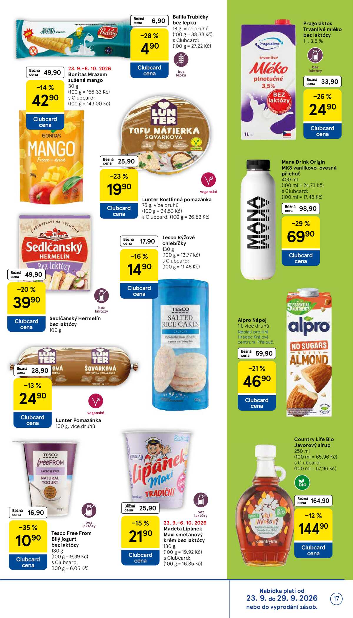 Tesco hypermarkety od 23.9. do 29.9.2026 strana 17