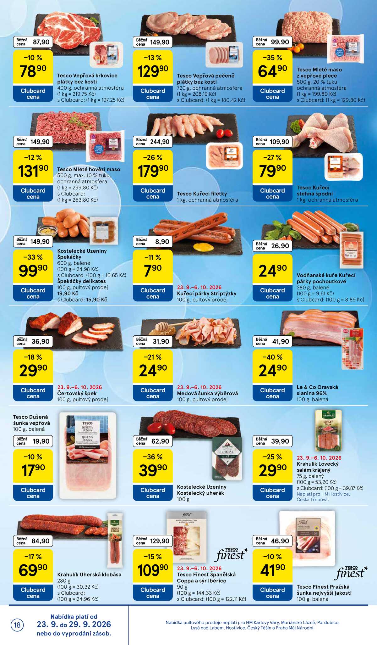Tesco hypermarkety od 23.9. do 29.9.2026 strana 18
