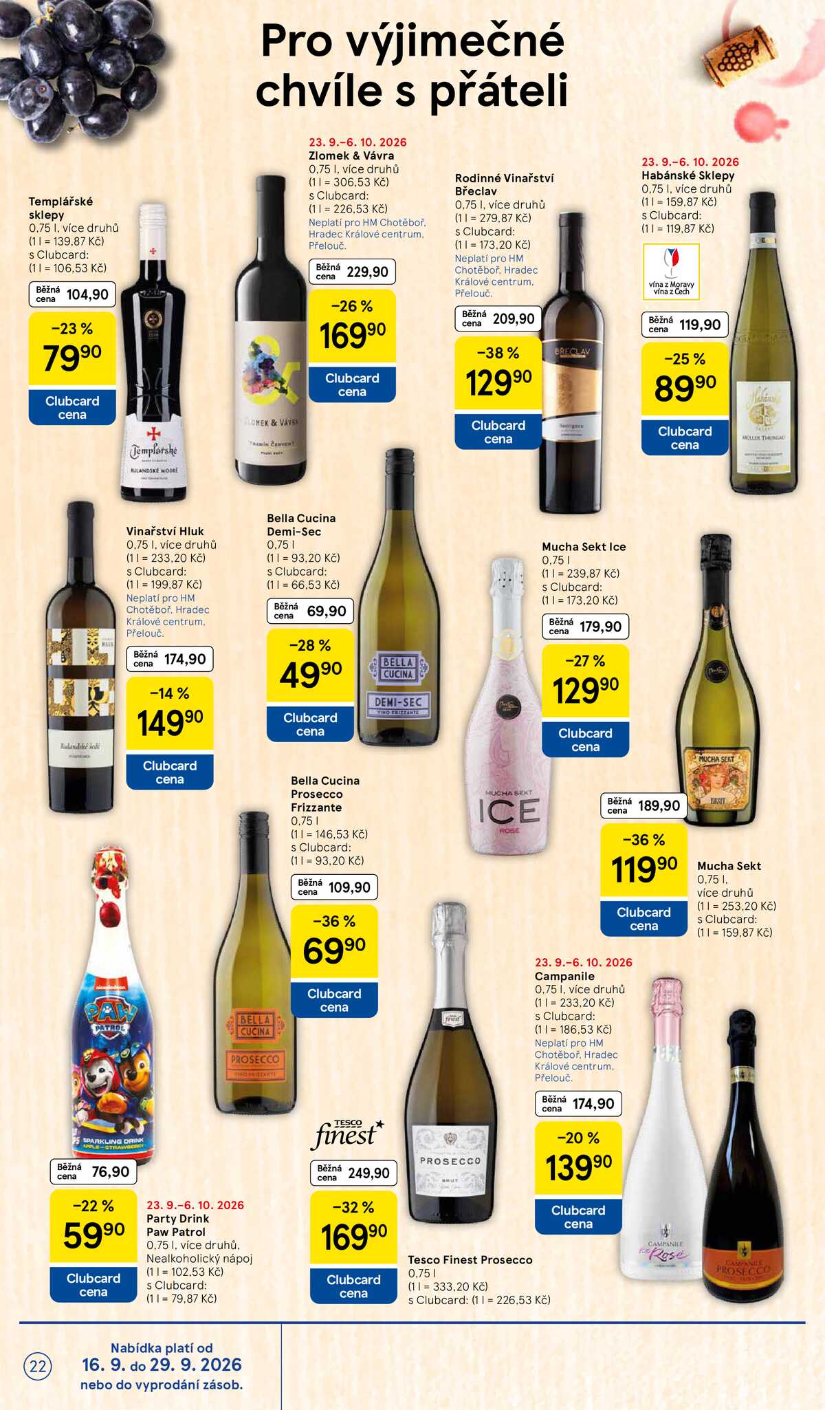 Tesco hypermarkety od 23.9. do 29.9.2026 strana 22