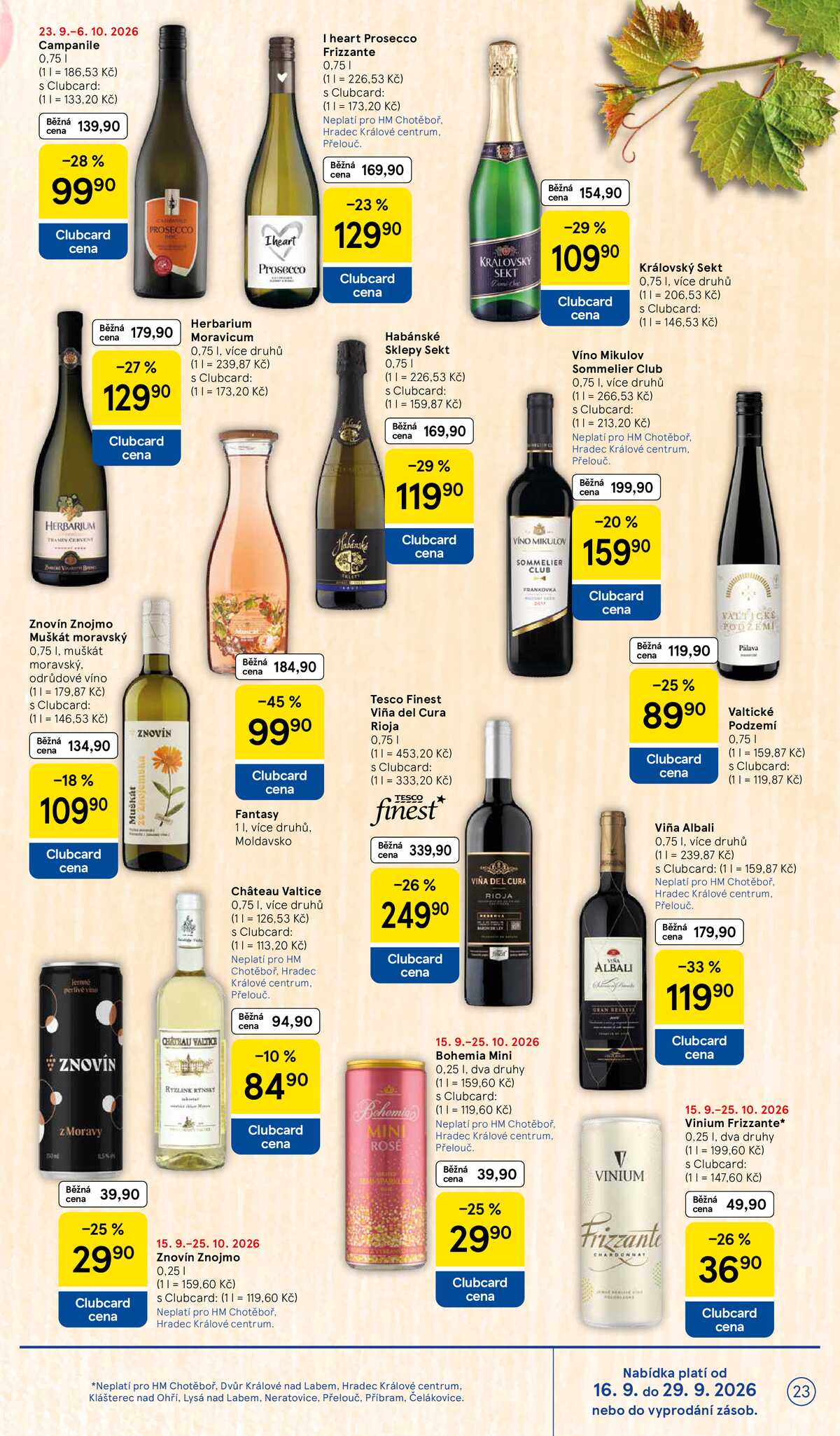 Tesco hypermarkety od 23.9. do 29.9.2026 strana 23