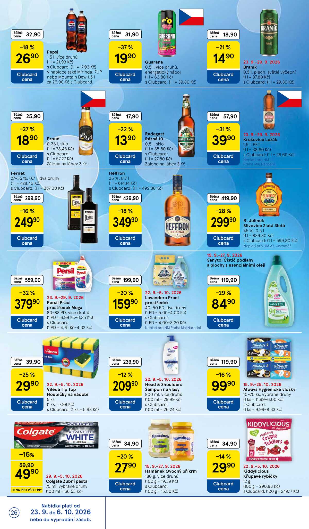 Tesco hypermarkety od 23.9. do 29.9.2026 strana 26