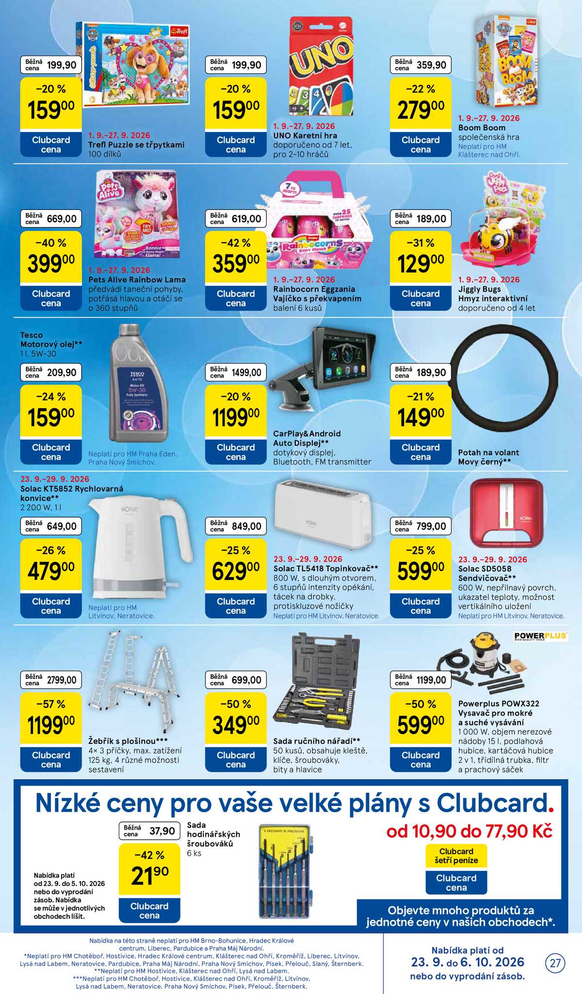 Tesco hypermarkety od 23.9. do 29.9.2026 strana 27