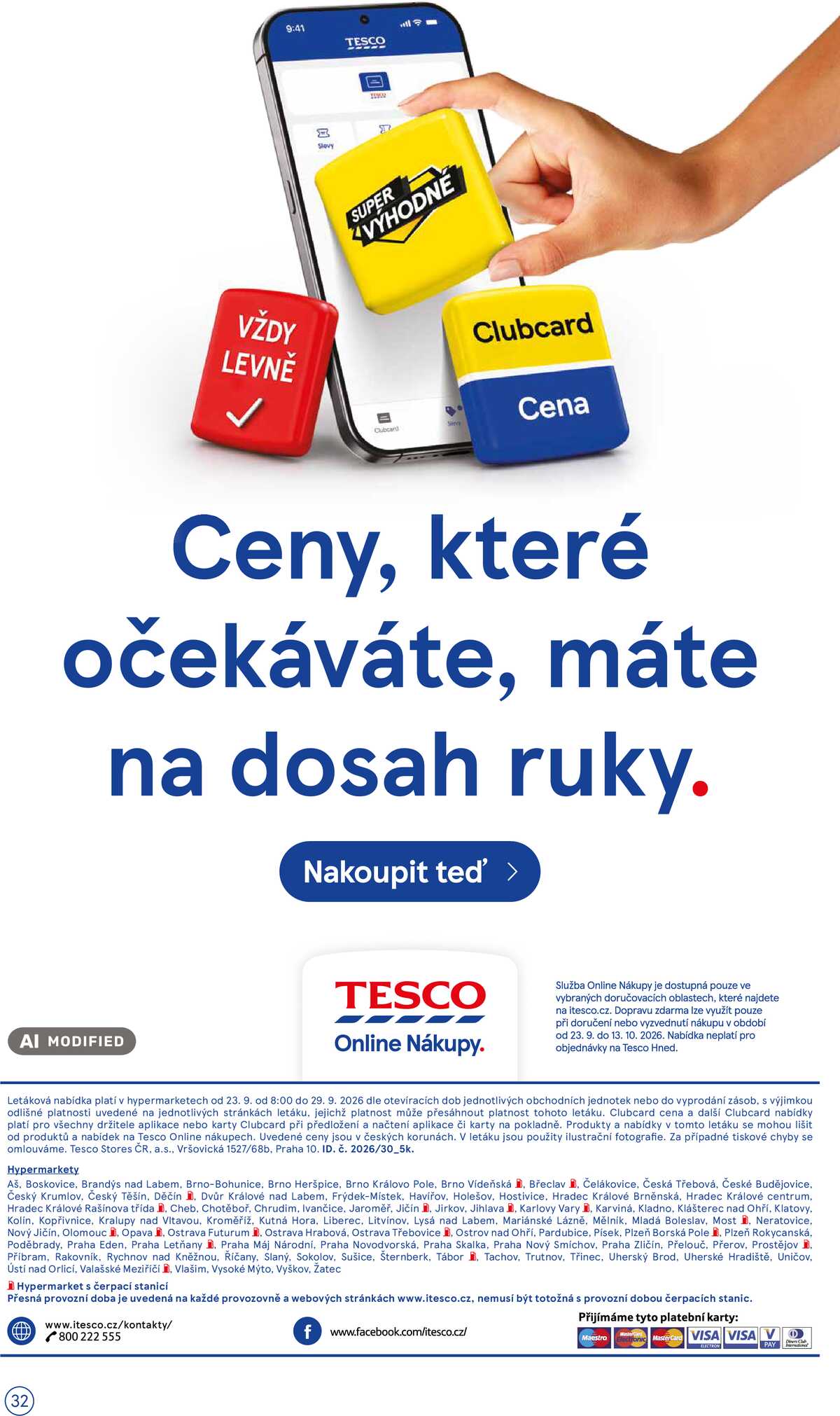 Tesco hypermarkety od 23.9. do 29.9.2026 strana 32