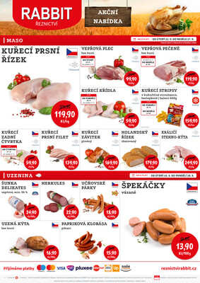 RABBIT řeznictví letáky