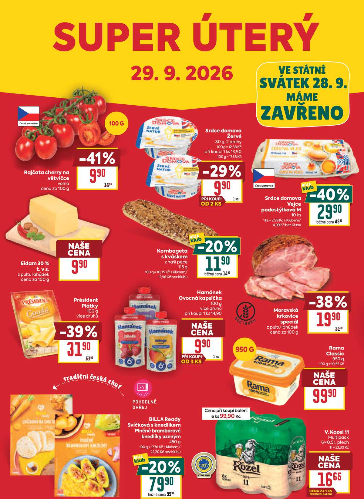 BILLA od 23.9. do 29.9.2026 strana 38