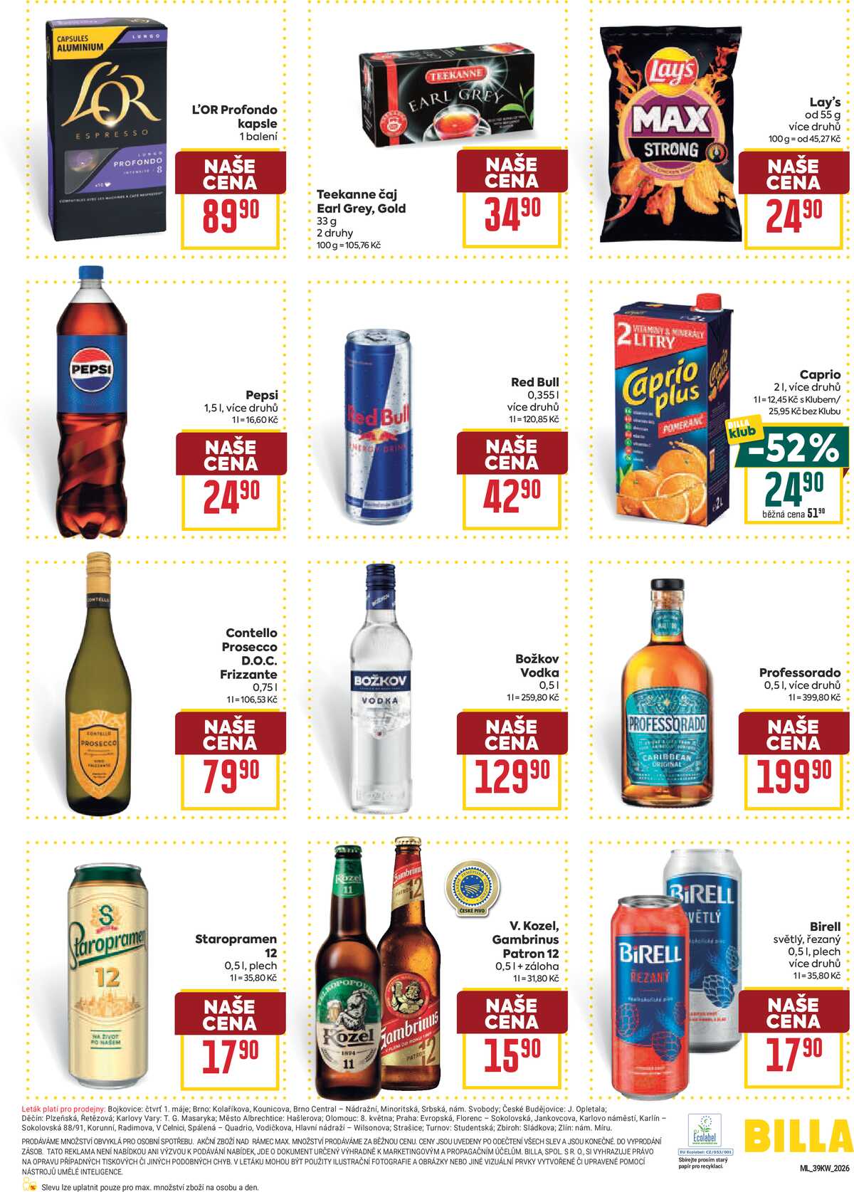 BILLA malý leták od 23.9. do 29.9.2026 strana 6