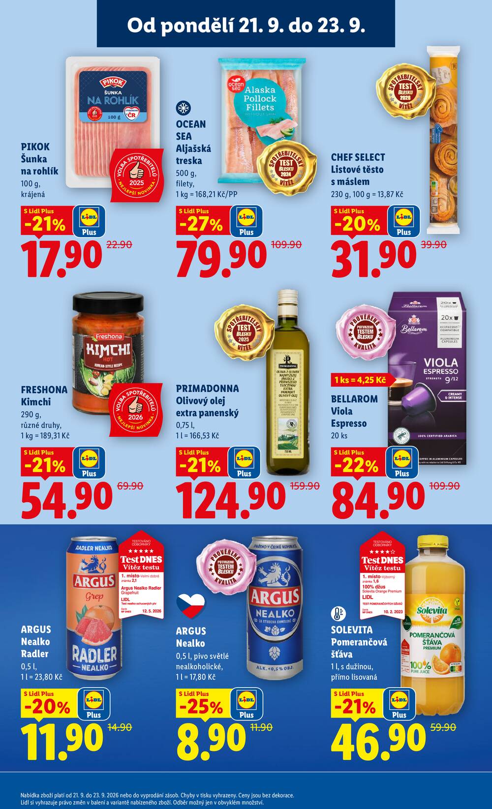 Lidl od 21.9. do 23.9.2026