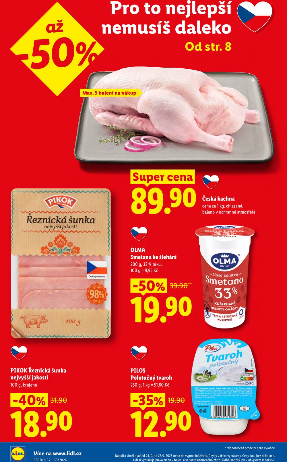 Leták Lidl - Lidl Čtvrtek od 24.9. do 27.9.2026 - strana 2 Leták Lidl - Lidl Čtvrtek od 24.9. do 27.9.2026 - strana 2
