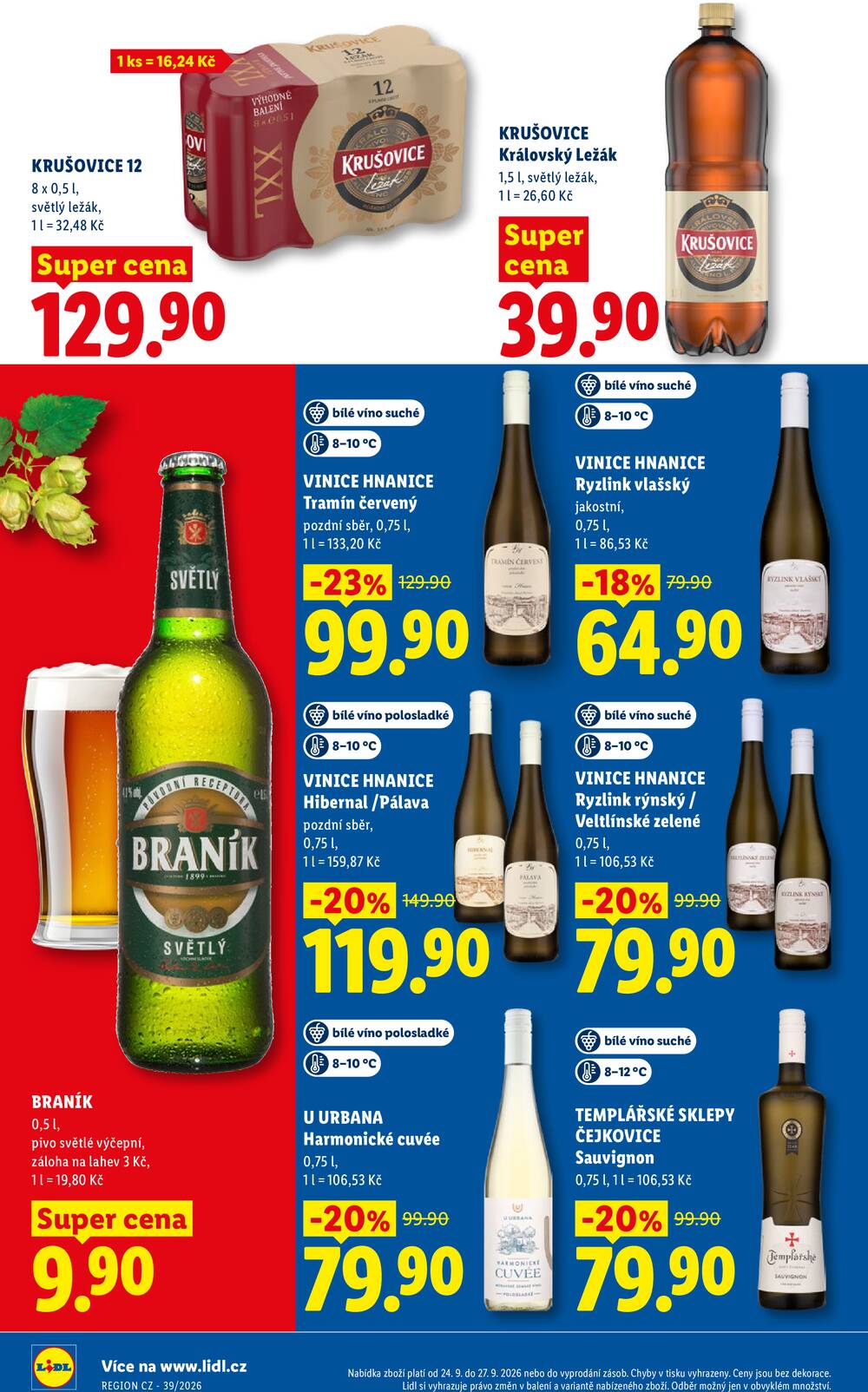 Leták Lidl - Lidl Čtvrtek od 24.9. do 27.9.2026 - strana 24 Leták Lidl - Lidl Čtvrtek od 24.9. do 27.9.2026 - strana 24