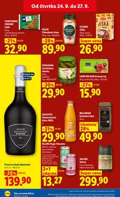 Lidl Čtvrtek od 24.9. do 27.9.2026