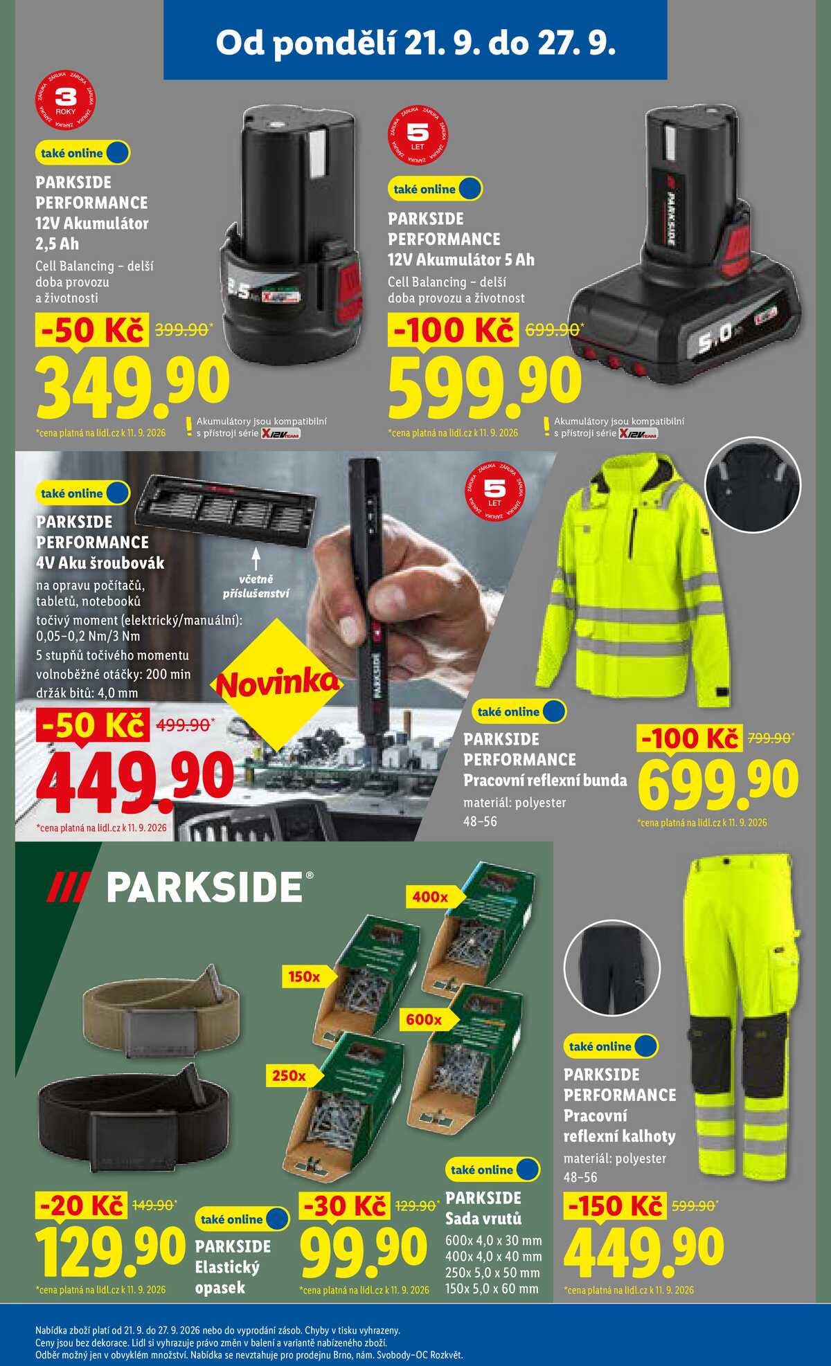 Lidl Spotřební zboží 21.9. - 27.9. strana 9