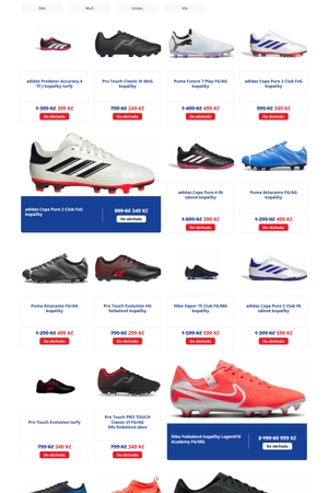 Intersport Kopačky a míče - 19. 9. 2026
