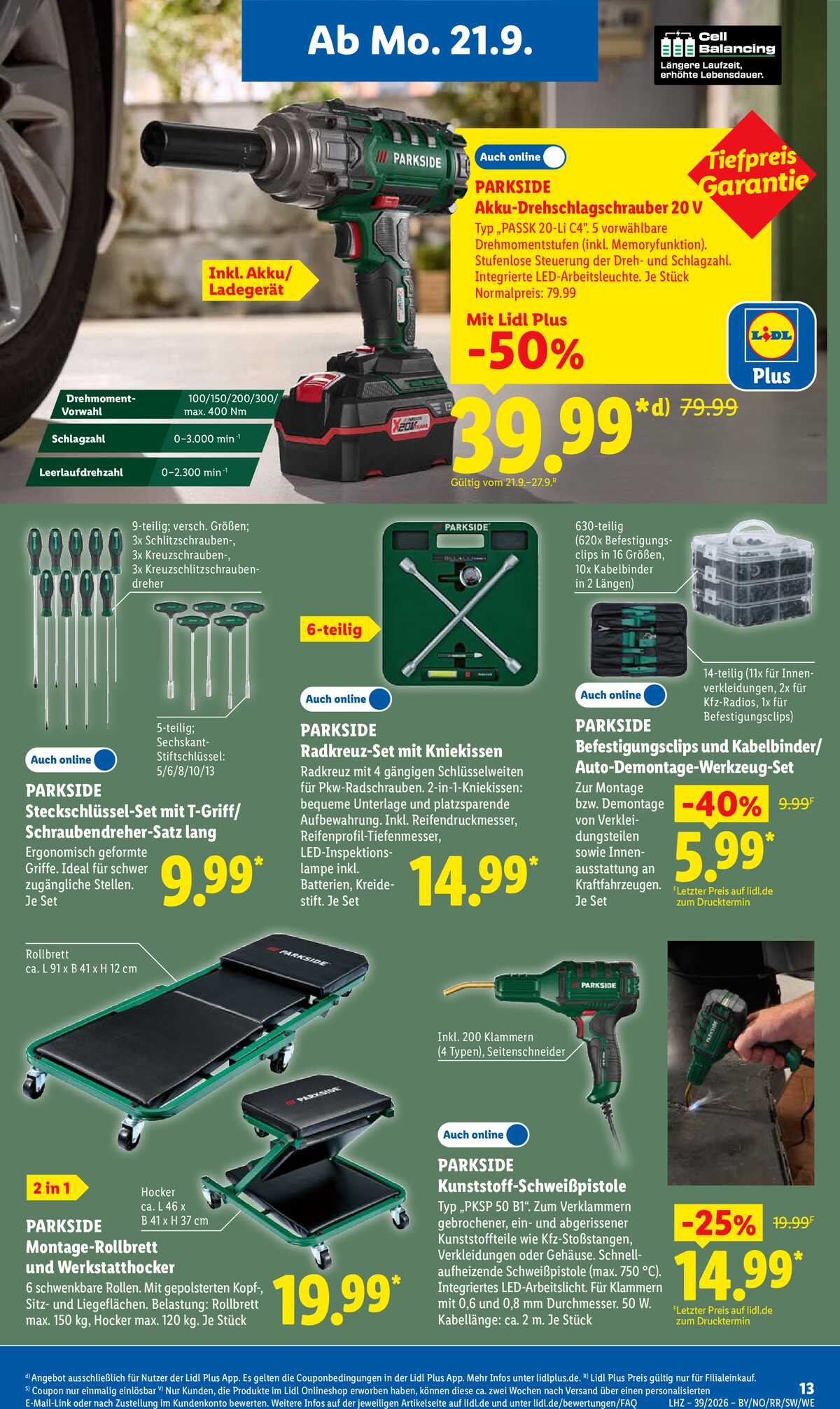 Leták Lidl Německo 21.9.-26.9.2026 strana 25