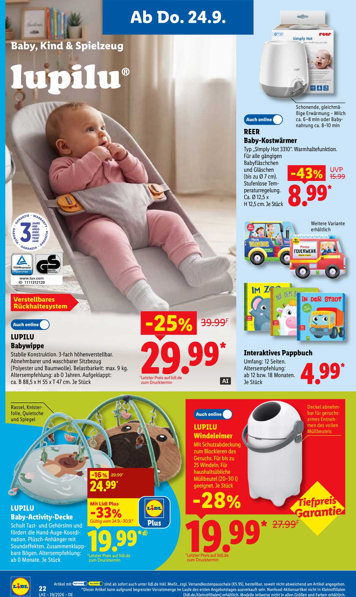 Leták Lidl Německo 21.9.-26.9.2026 strana 36