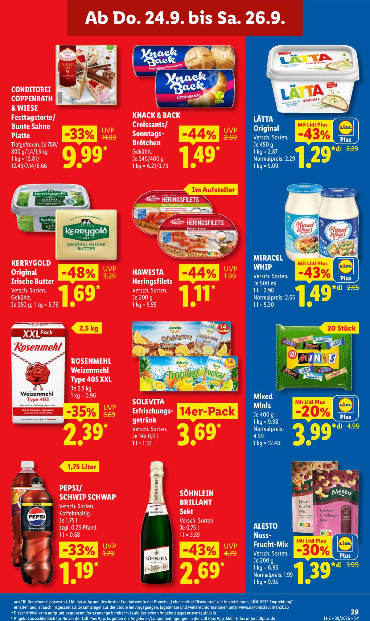 Leták Lidl Německo 21.9.-26.9.2026 strana 61