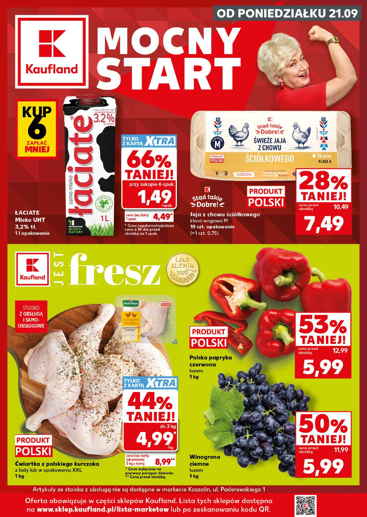 Leták Kaufland Polsko 21.9.-23.9.2026 - Silný start strana 1
