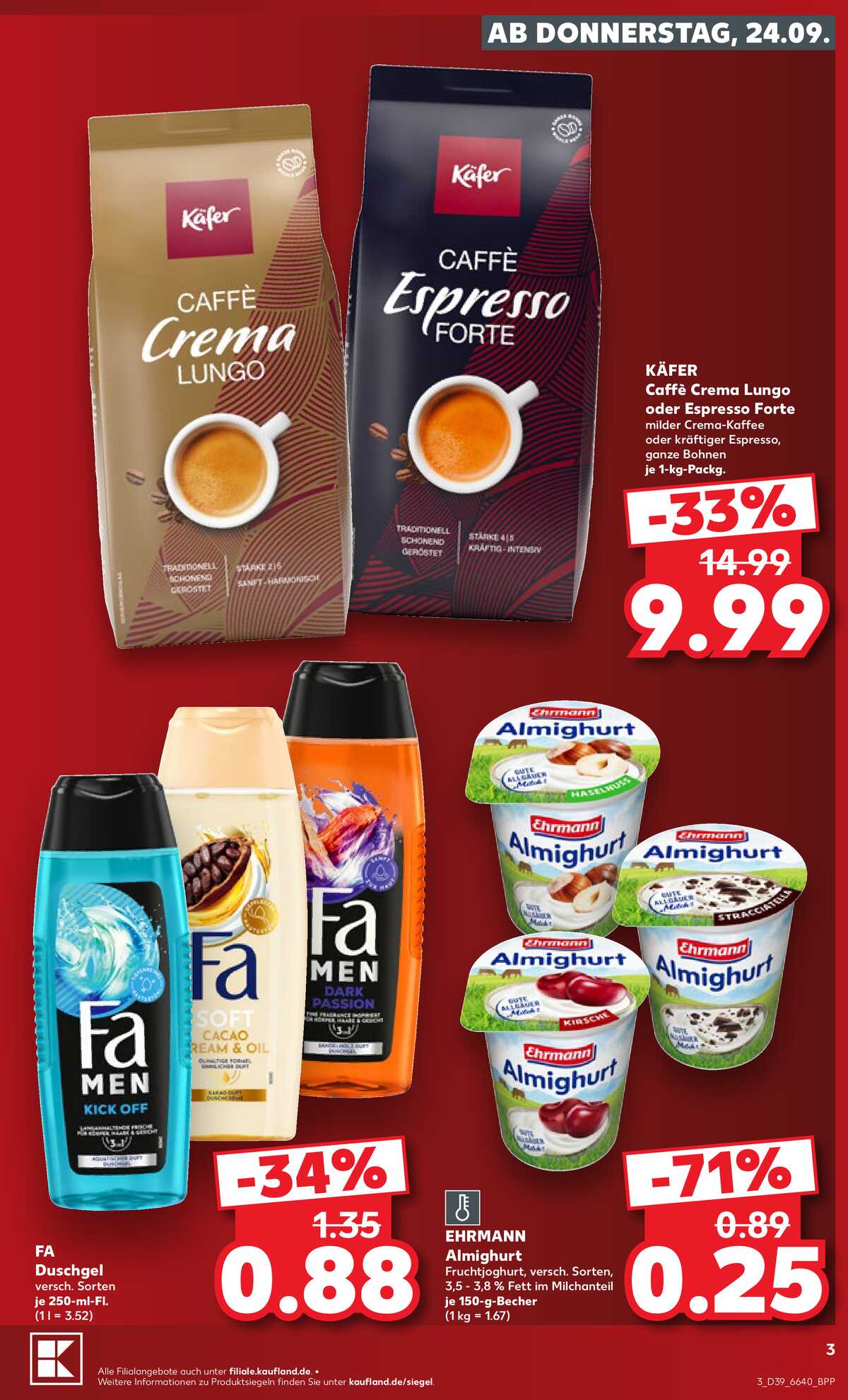 Leták Kaufland Německo 24.9.-30.9.2026 strana 3