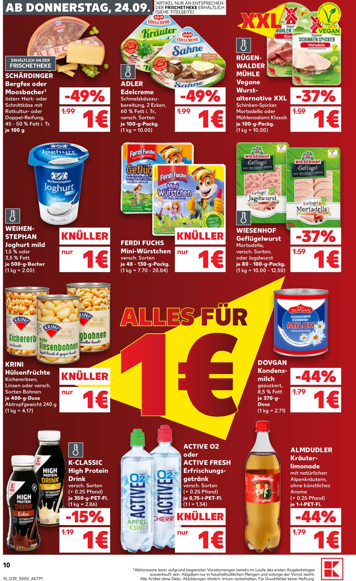 Leták Kaufland Německo 24.9.-30.9.2026 strana 10