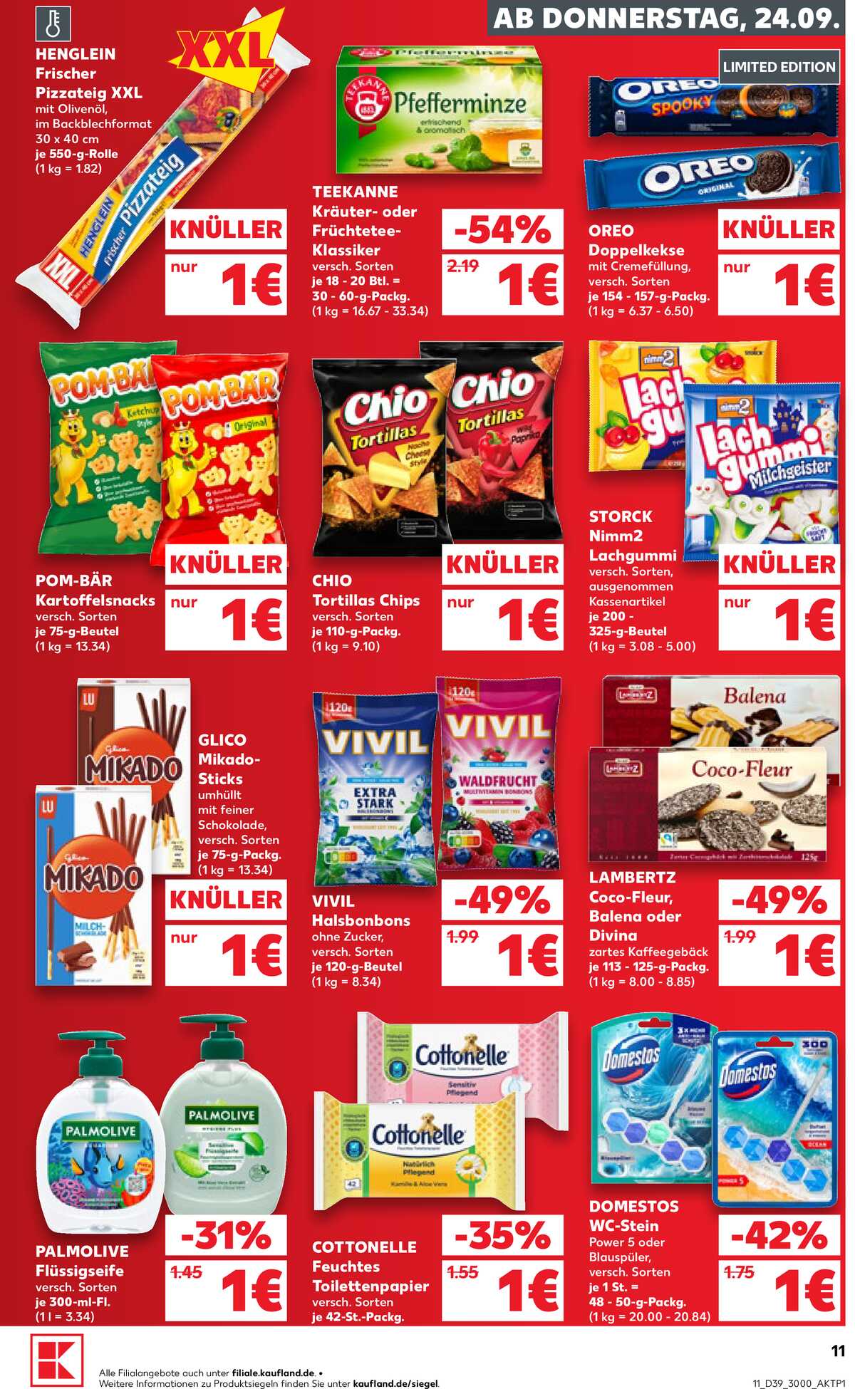 Leták Kaufland Německo 24.9.-30.9.2026 strana 11