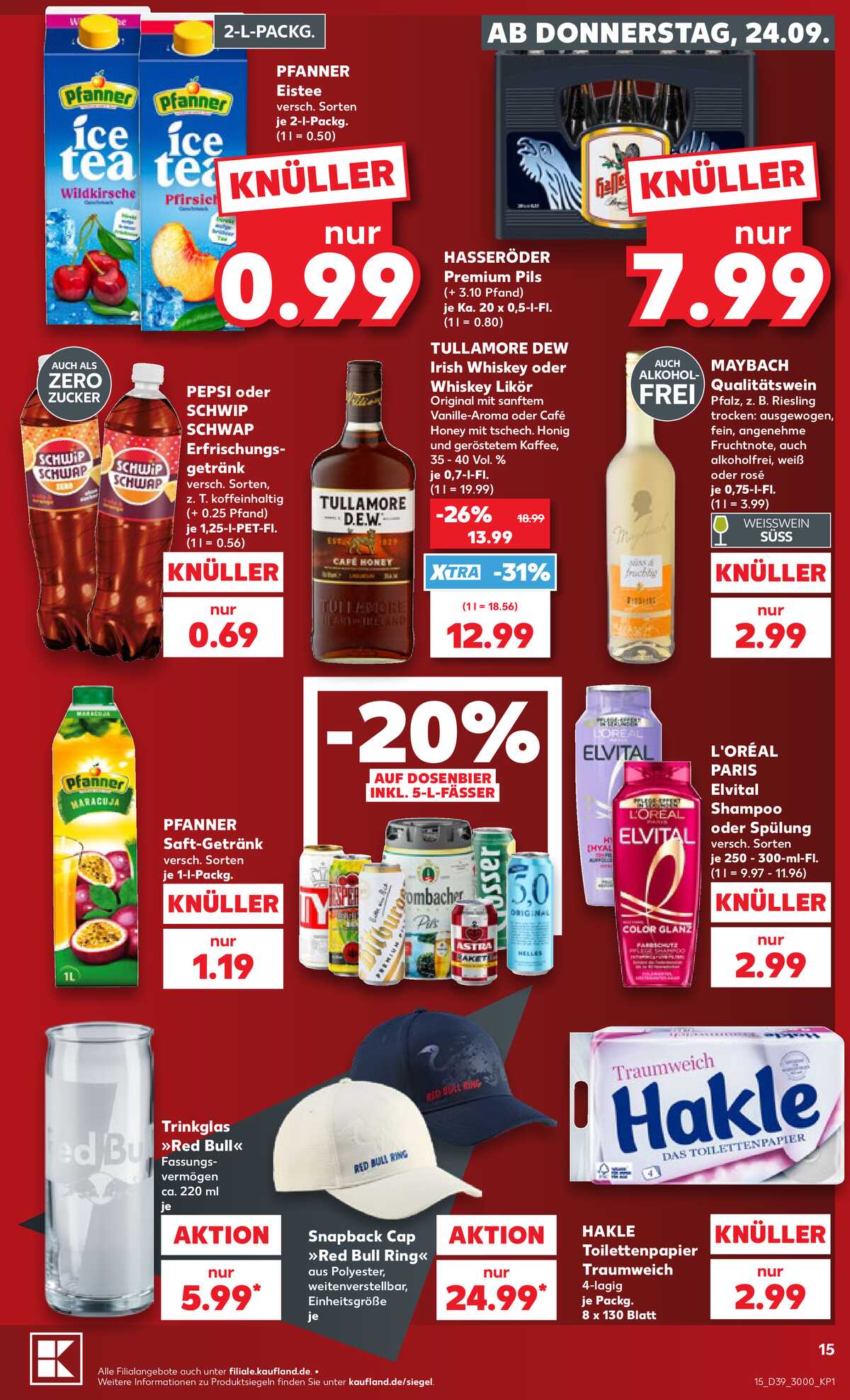 Leták Kaufland Německo 24.9.-30.9.2026 strana 15