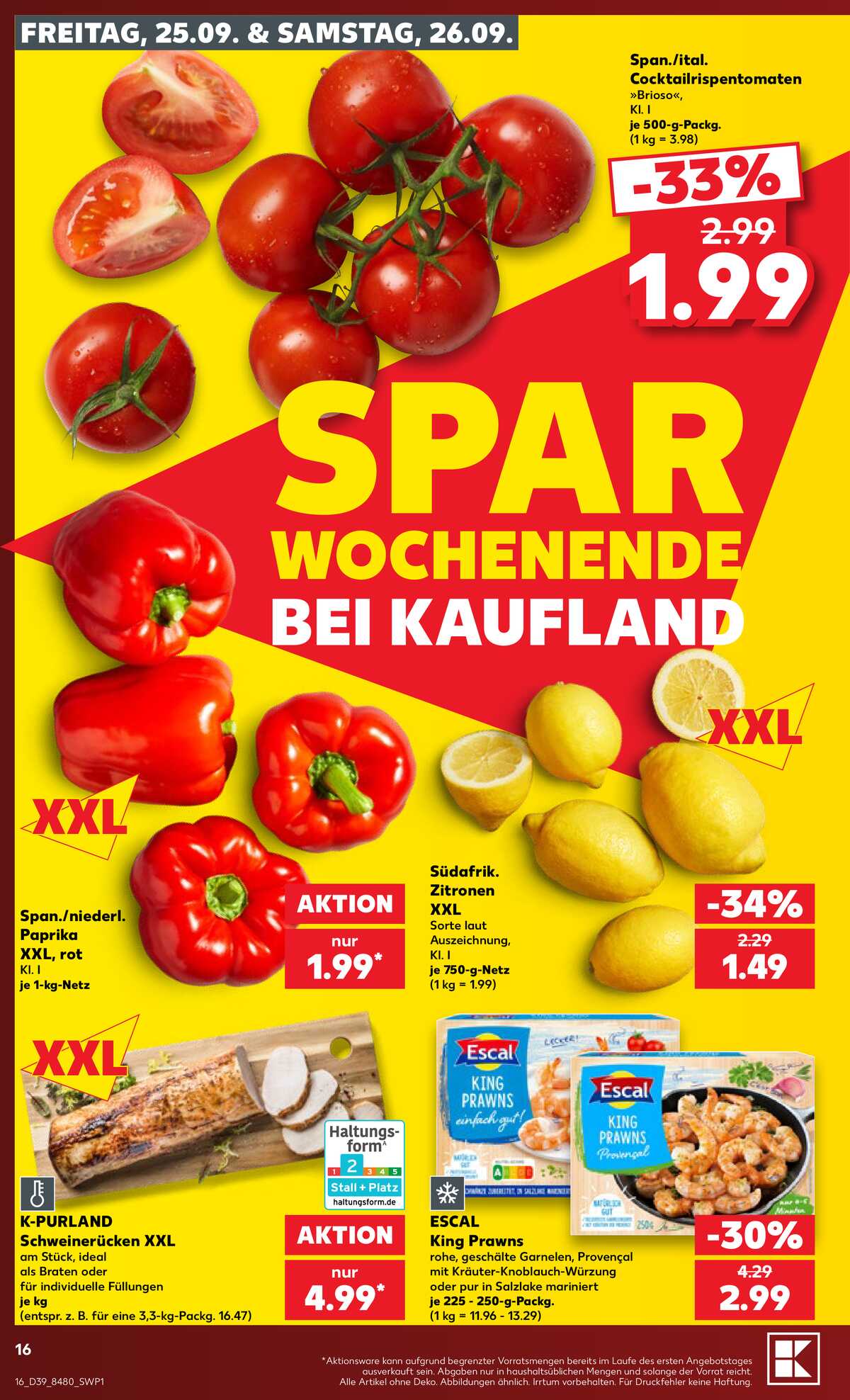 Leták Kaufland Německo 24.9.-30.9.2026 strana 16