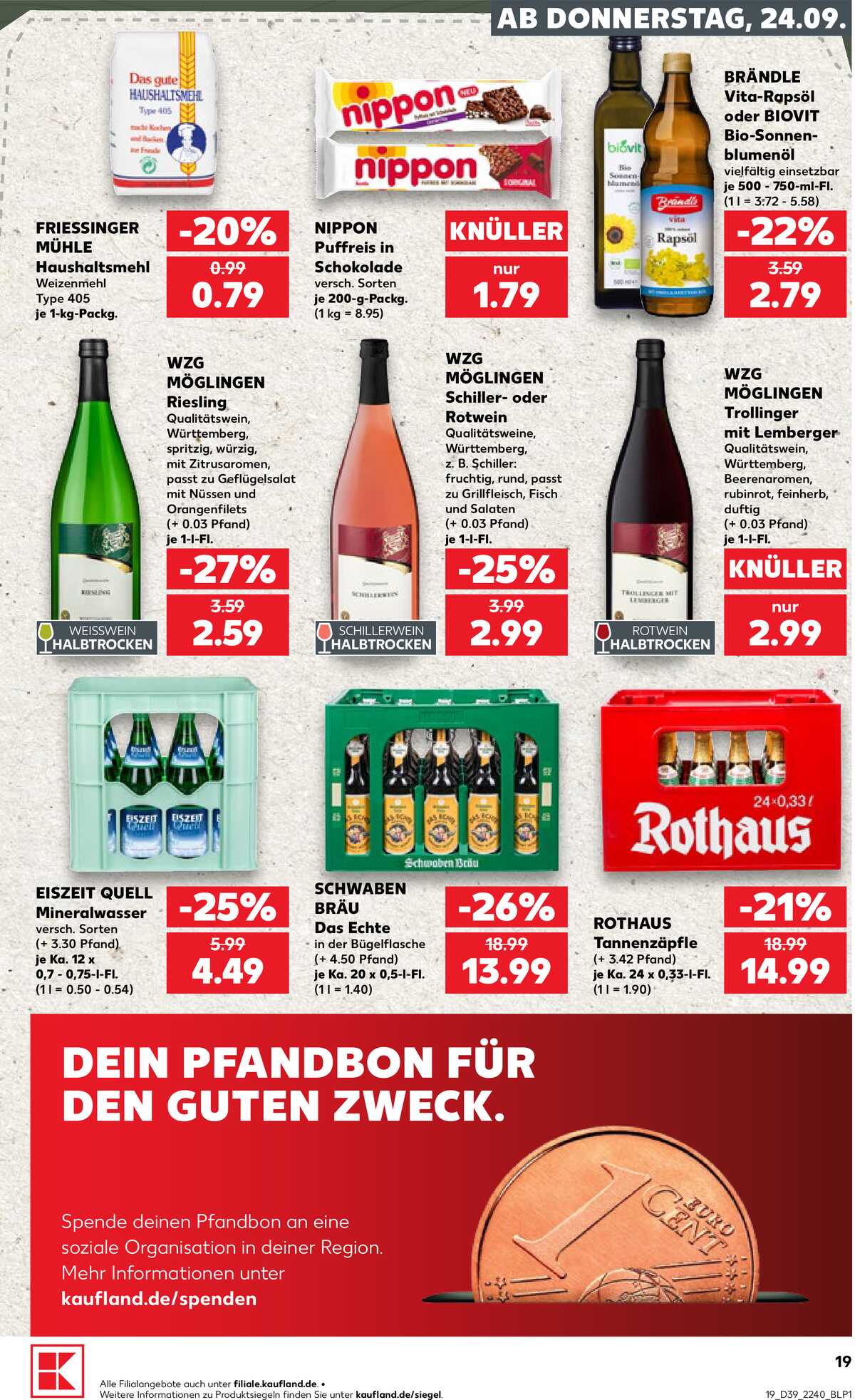 Leták Kaufland Německo 24.9.-30.9.2026 strana 19