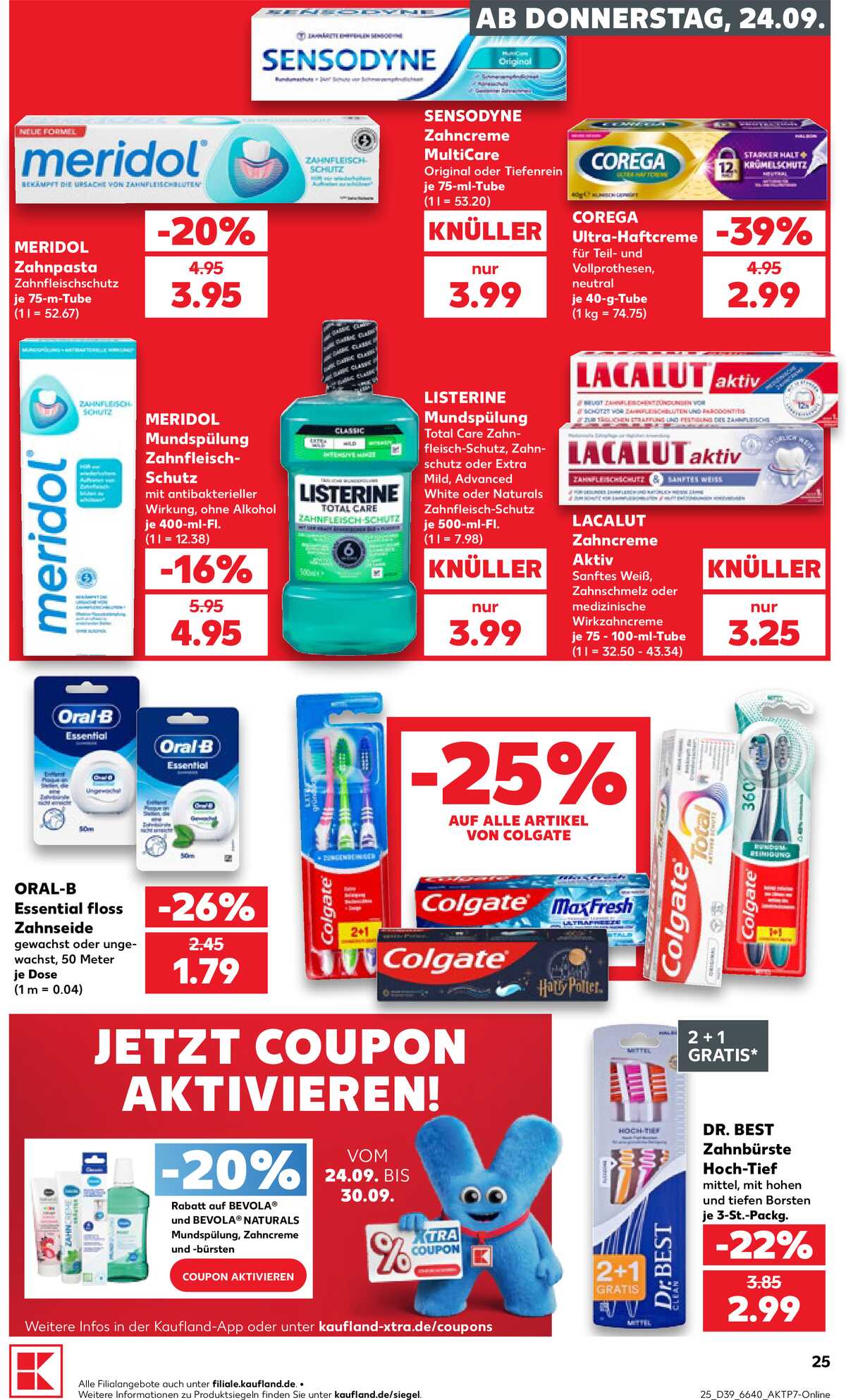 Leták Kaufland Německo 24.9.-30.9.2026 strana 25