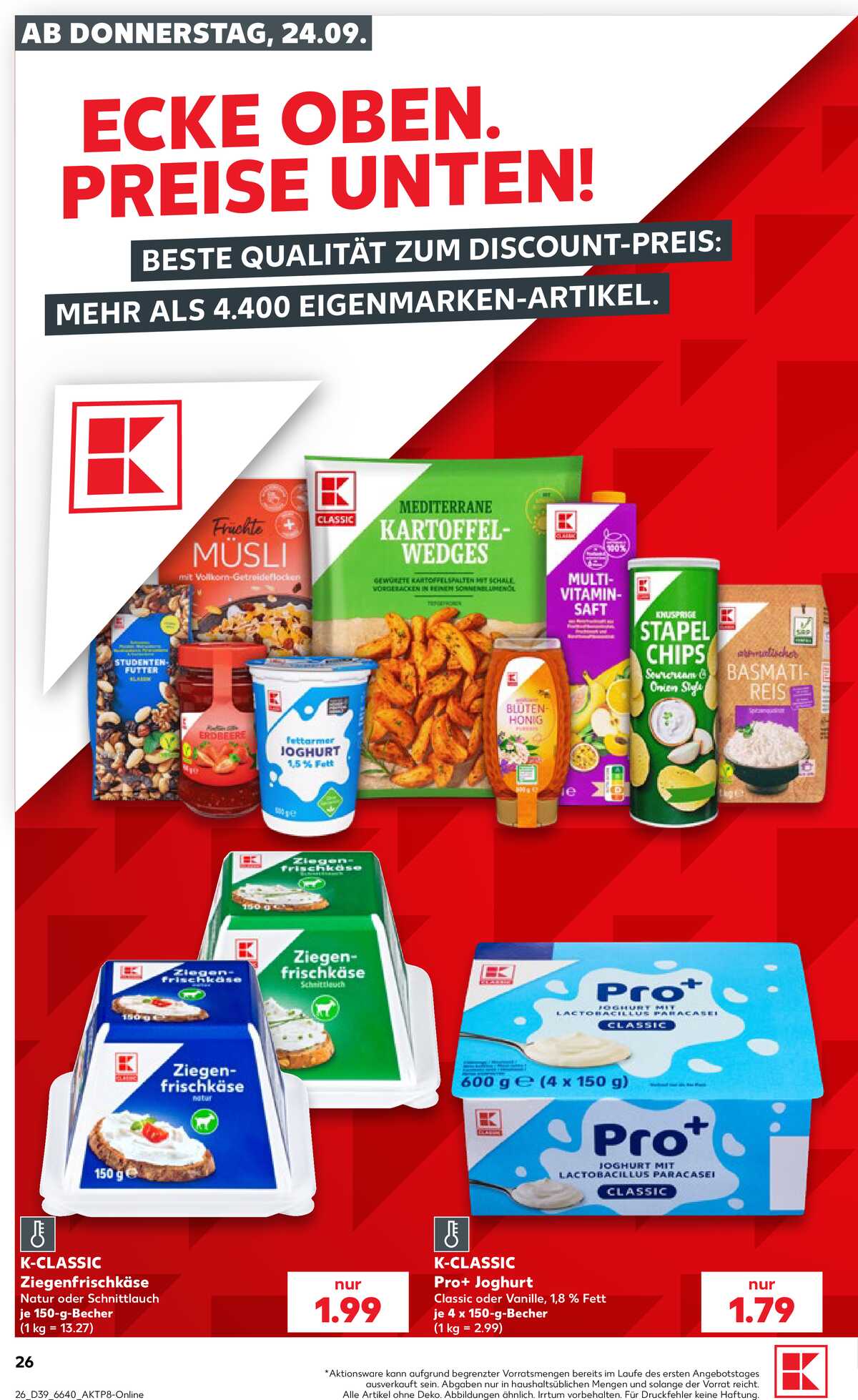 Leták Kaufland Německo 24.9.-30.9.2026 strana 26