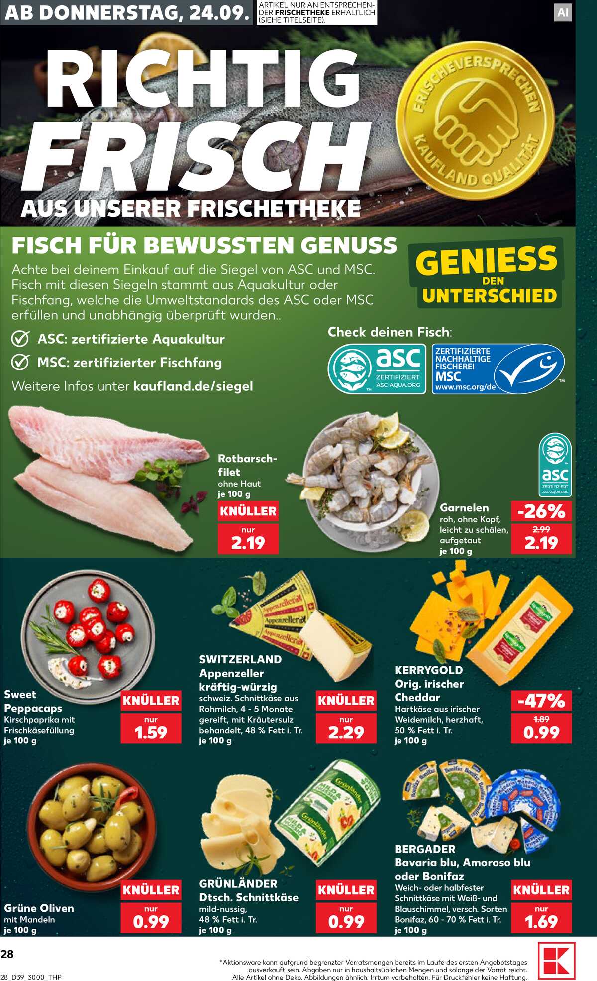 Leták Kaufland Německo 24.9.-30.9.2026 strana 28