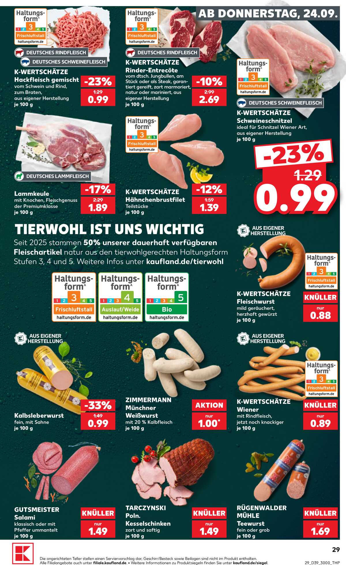 Leták Kaufland Německo 24.9.-30.9.2026 strana 29