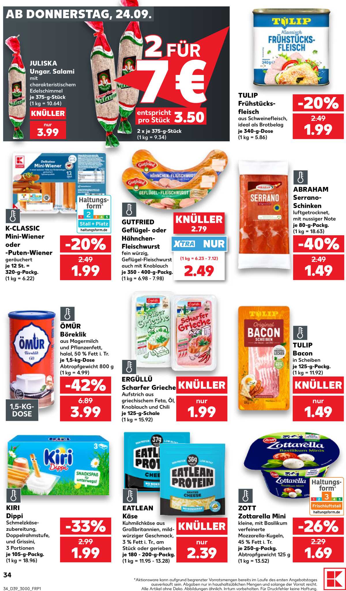 Leták Kaufland Německo 24.9.-30.9.2026 strana 34