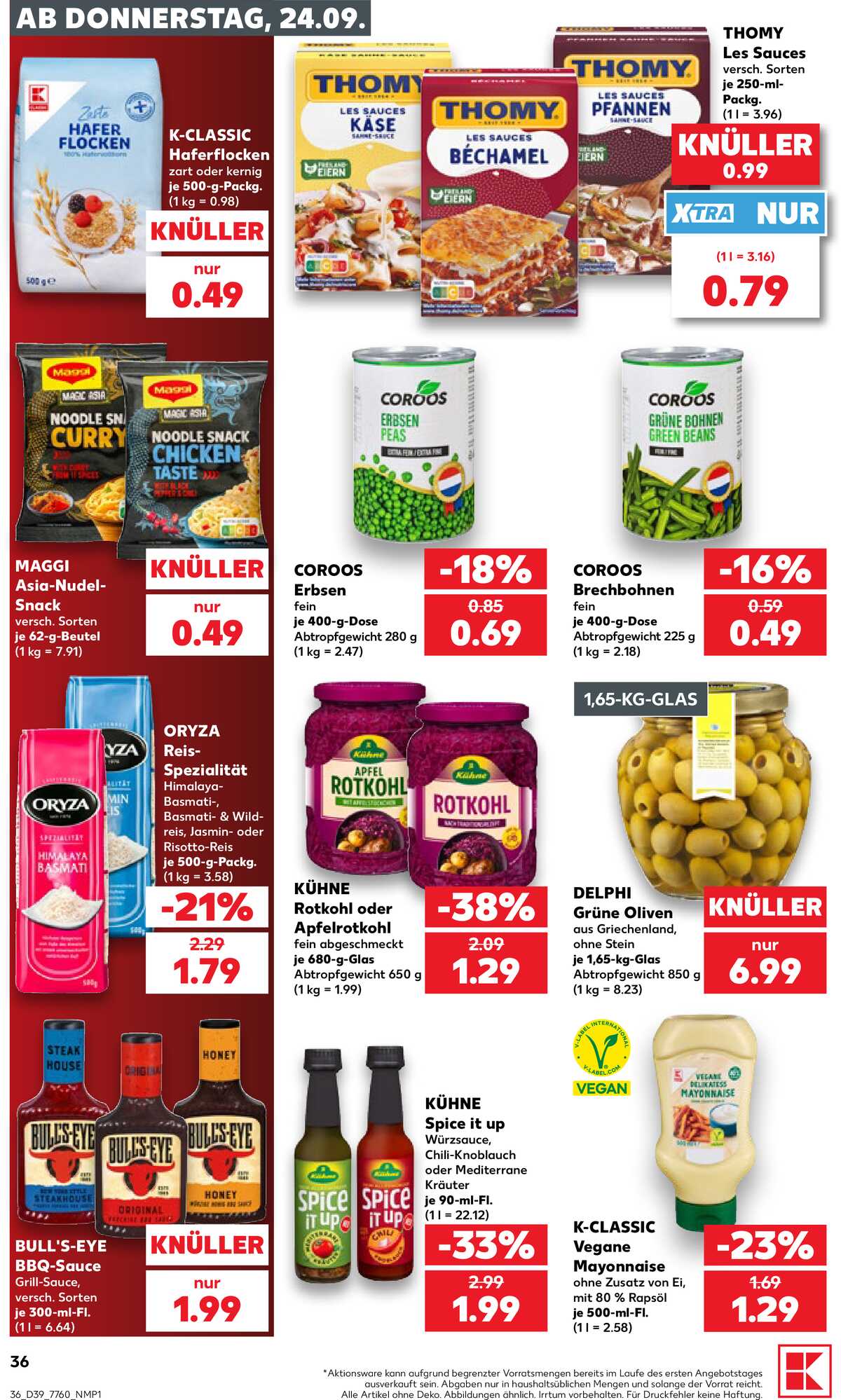 Leták Kaufland Německo 24.9.-30.9.2026 strana 36