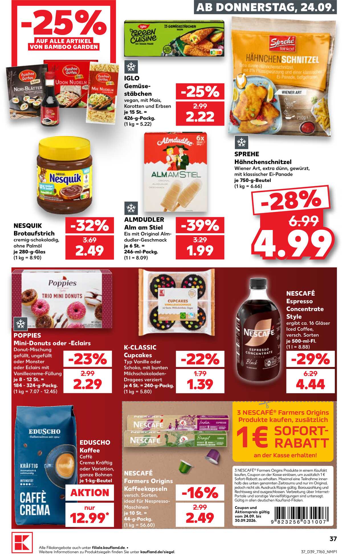 Leták Kaufland Německo 24.9.-30.9.2026 strana 37