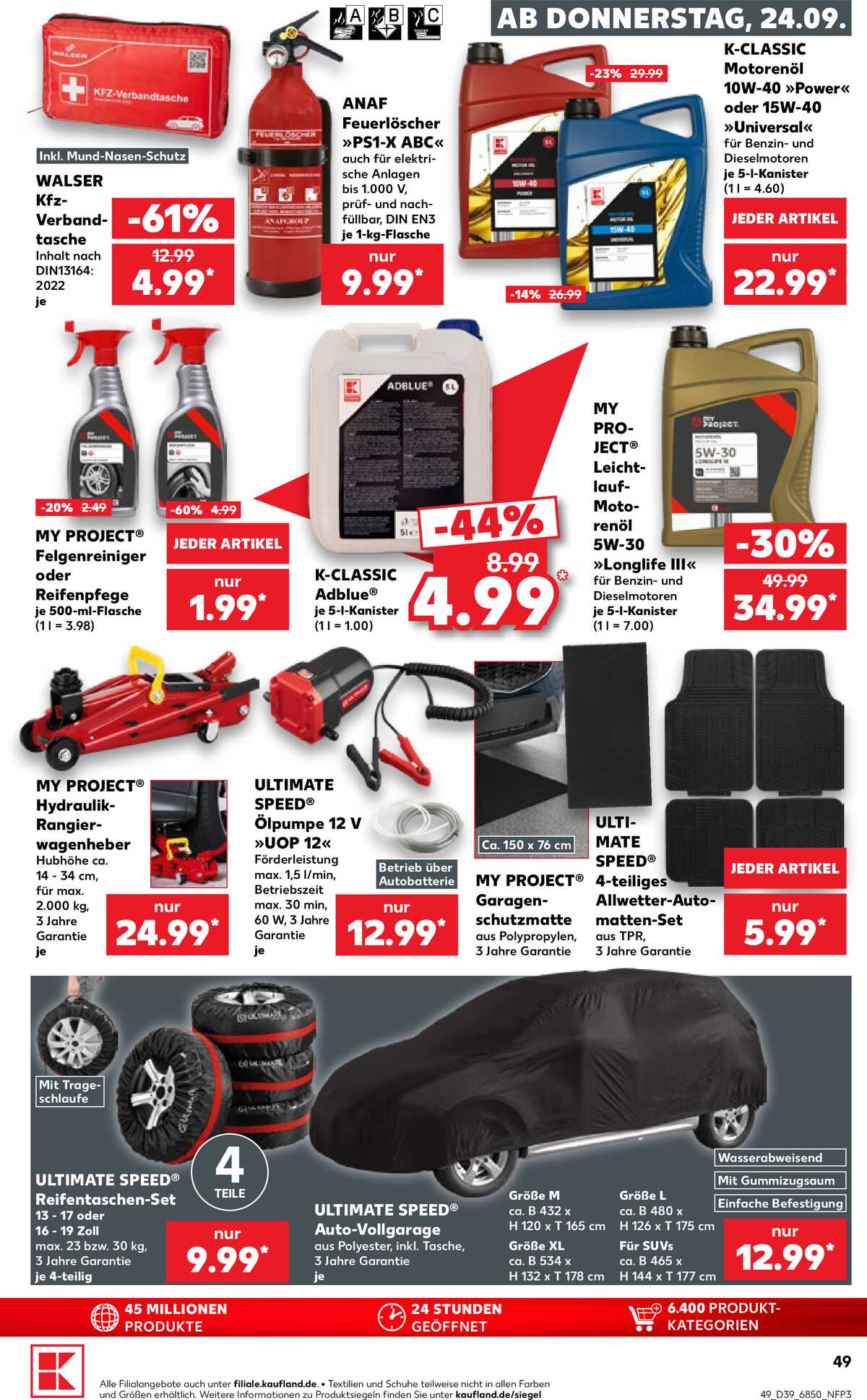 Leták Kaufland Německo 24.9.-30.9.2026 strana 49