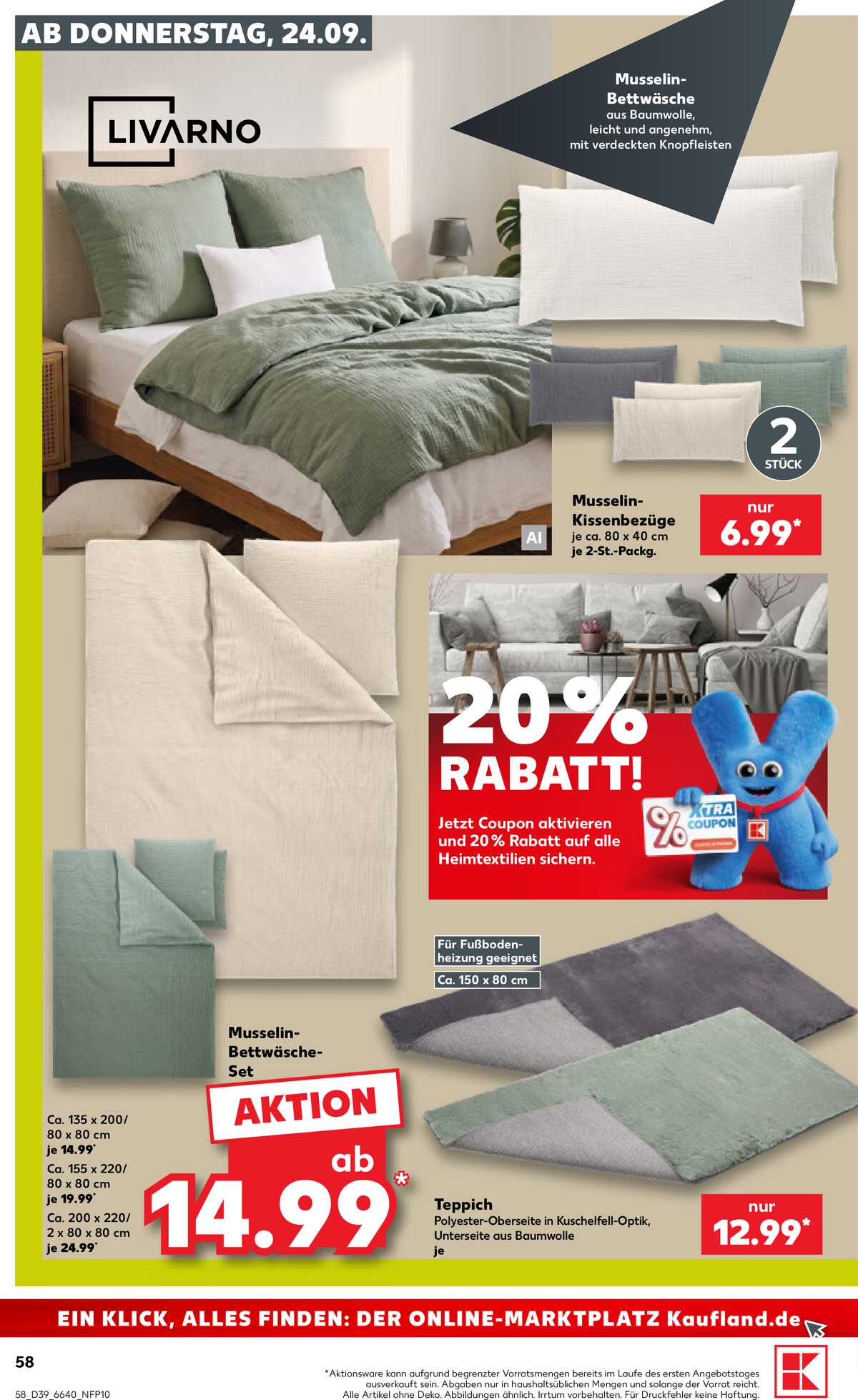Leták Kaufland Německo 24.9.-30.9.2026 strana 58