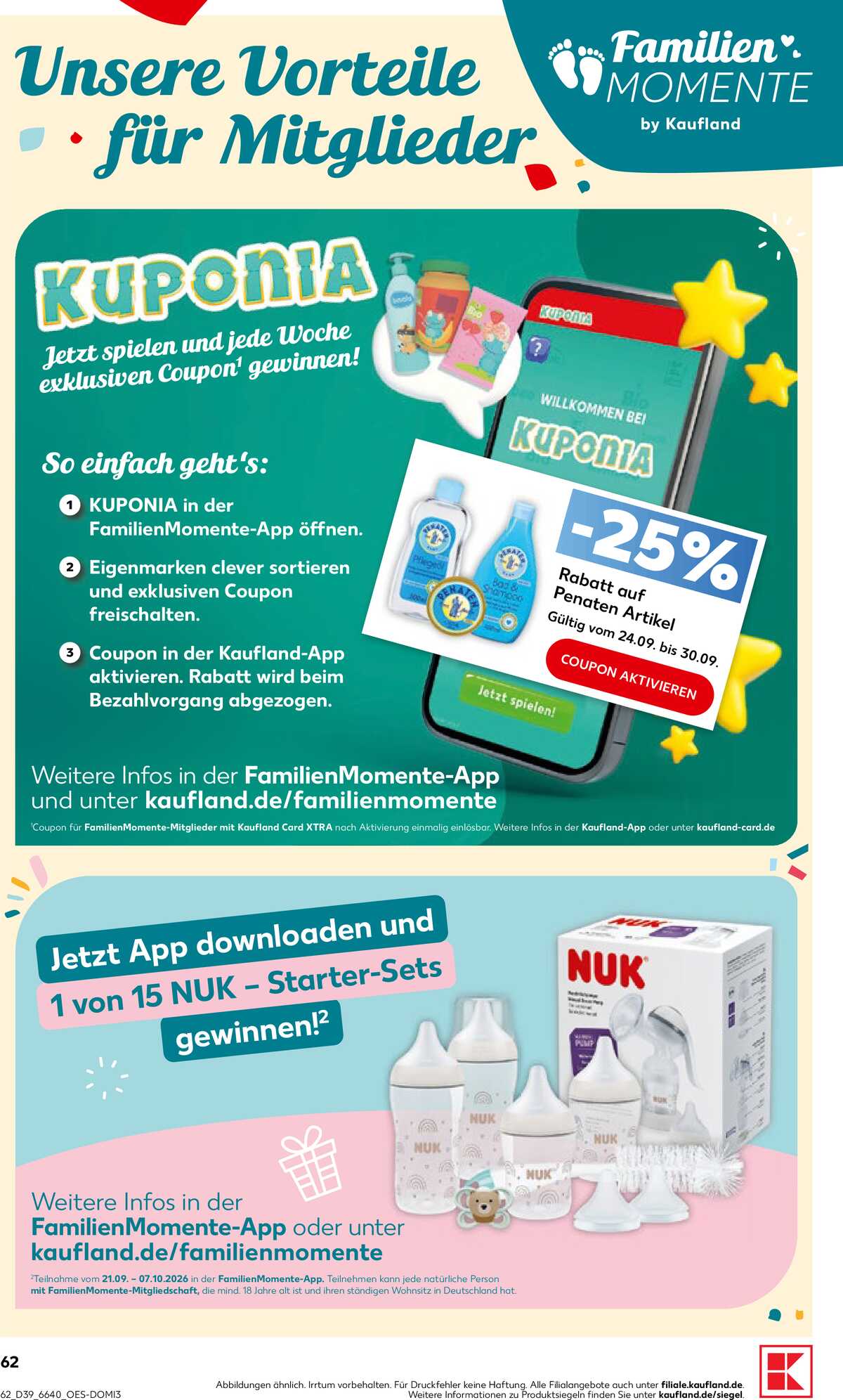 Leták Kaufland Německo 24.9.-30.9.2026 strana 62