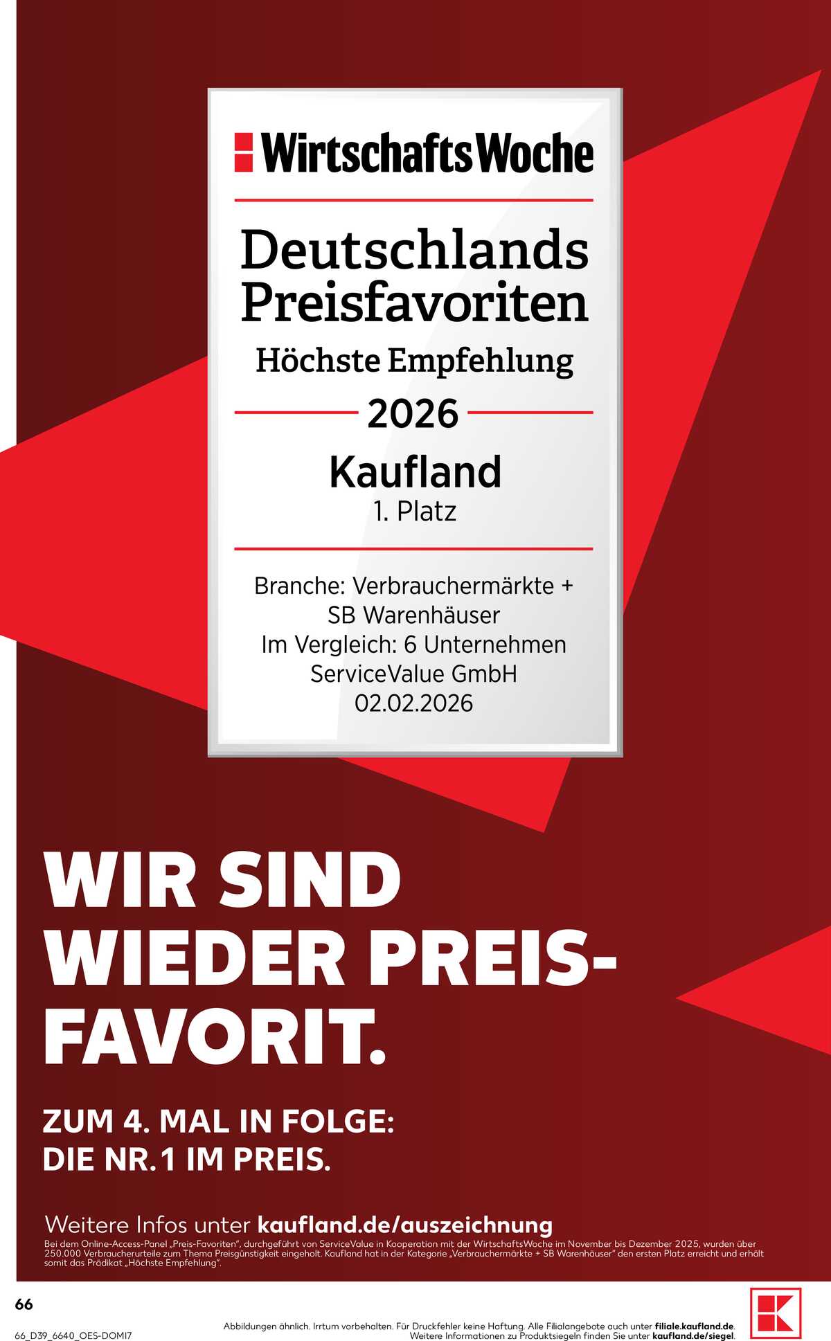 Leták Kaufland Německo 24.9.-30.9.2026 strana 66