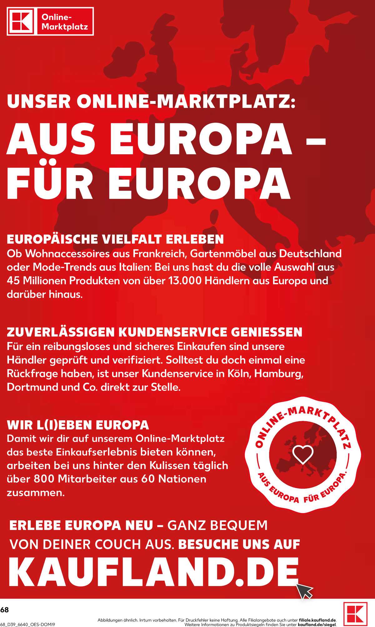 Leták Kaufland Německo 24.9.-30.9.2026 strana 68